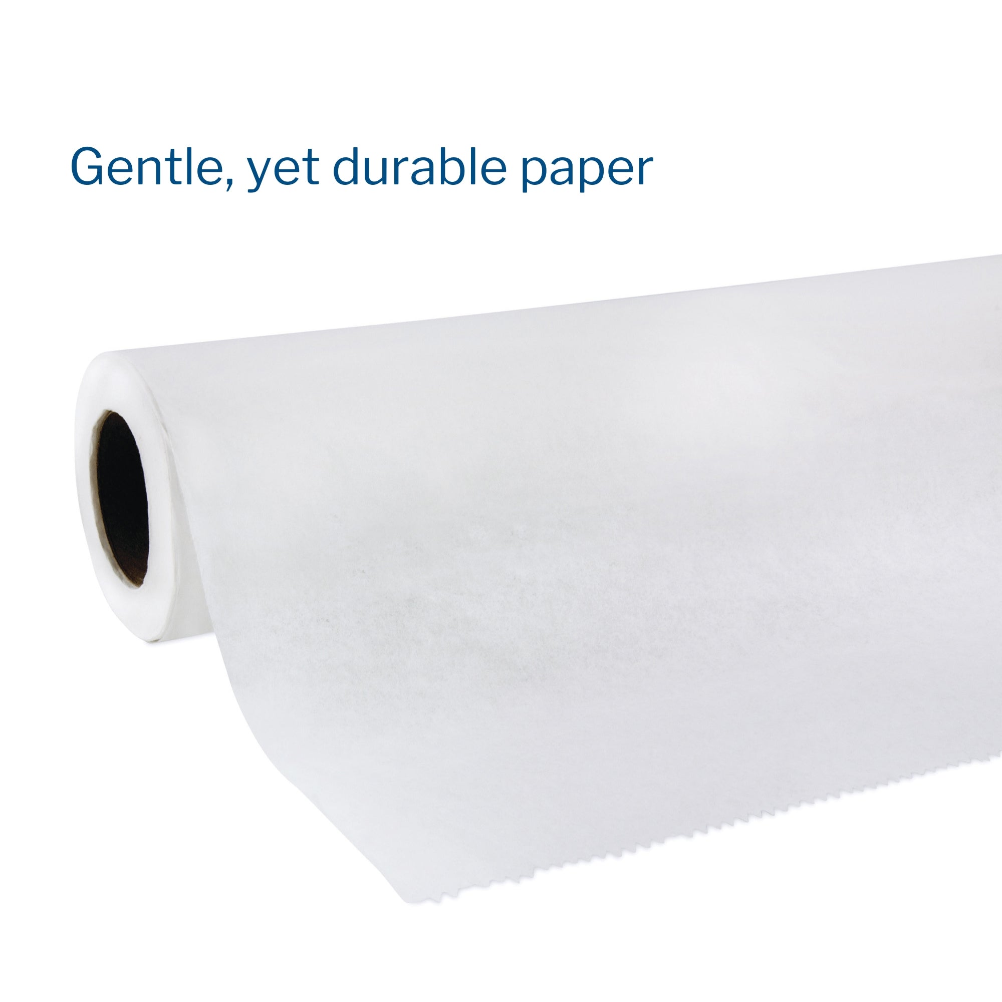 Table Paper McKesson 18 Inch Width 125 Foot Length White Crepe, Packaging Type- Case