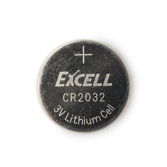 Excell CR2032 Lithium Coin Cell Battery – 3V Disposable for Watches and Small Electronic Devices, Single Pack