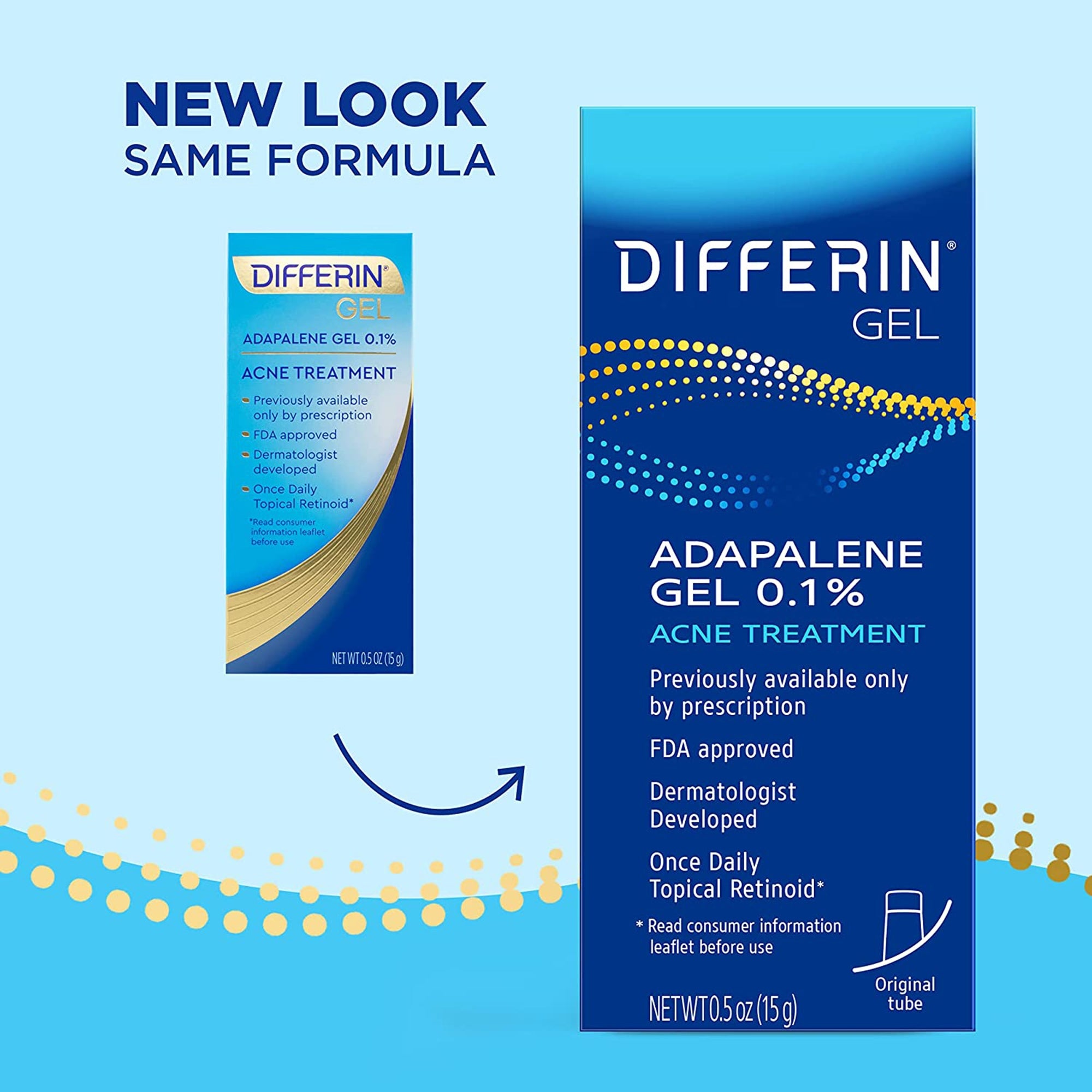 Acne Treatment Differin Gel 15 Gram Gel,Packaging Type- Each