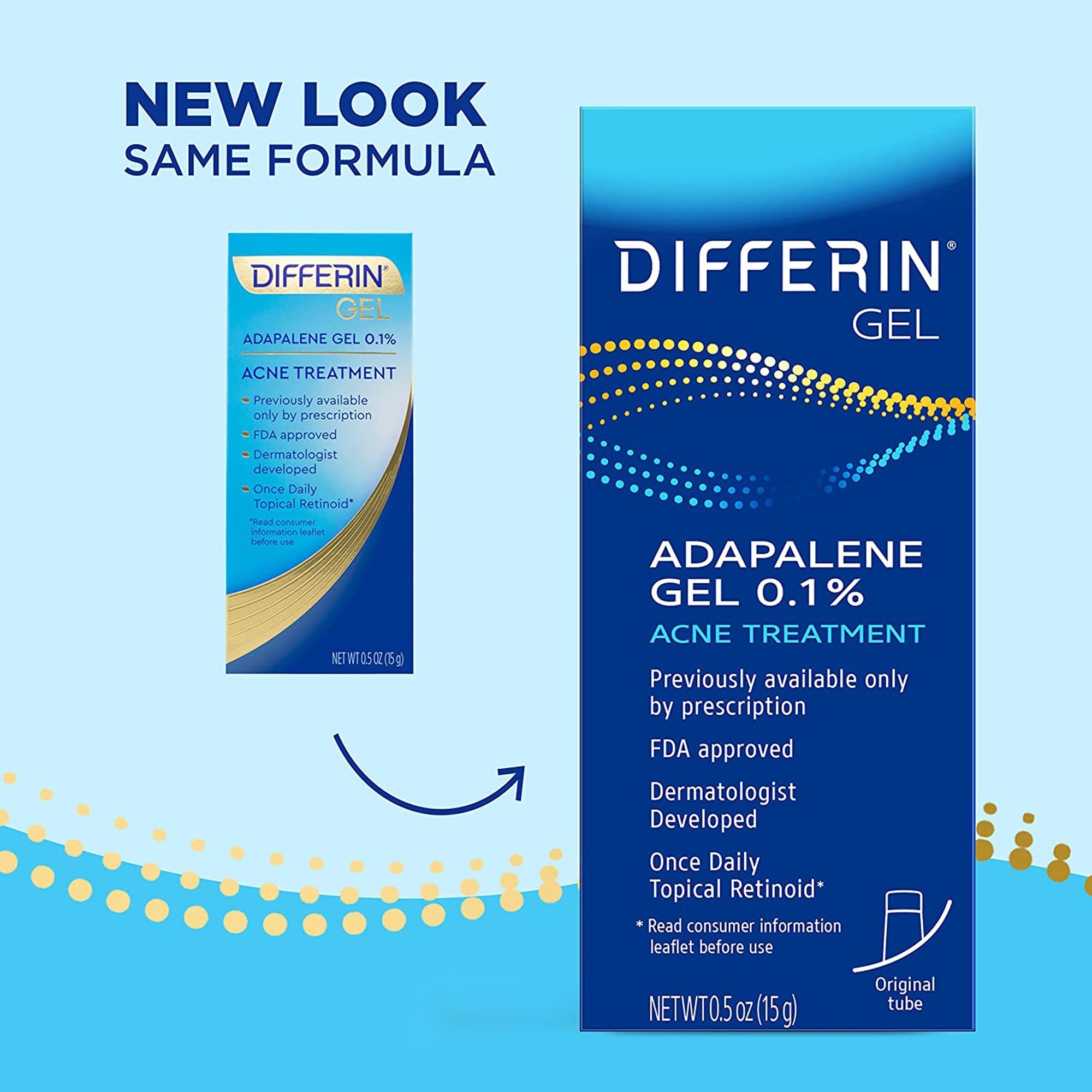Acne Treatment Differin Gel 15 Gram Gel,Packaging Type- Each