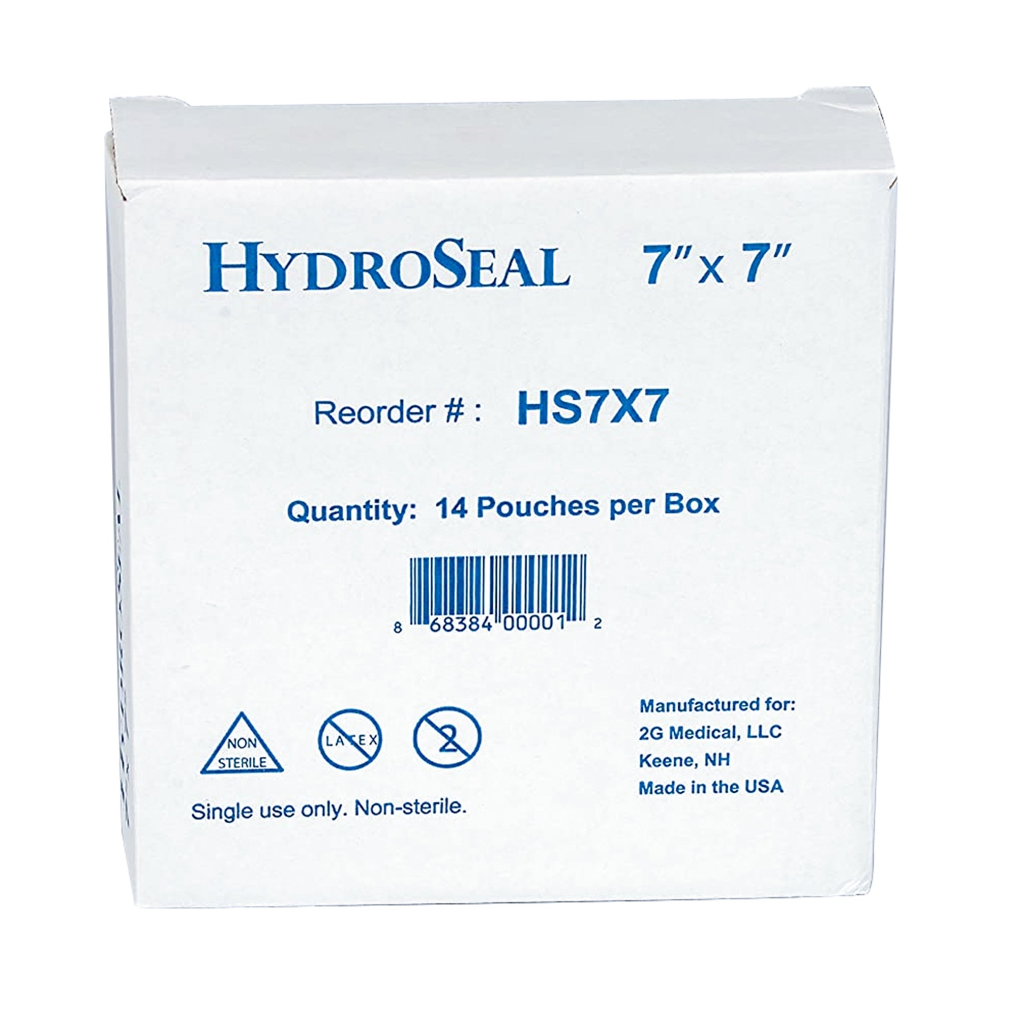 IV Site Barrier Protector HydroSeal 7 X 7 Inch, Packaging Type- Case