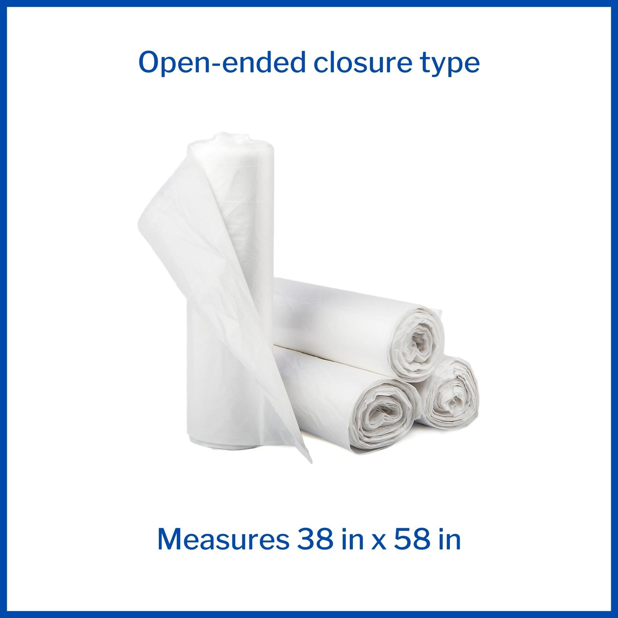 Durable clear trash bags rolls