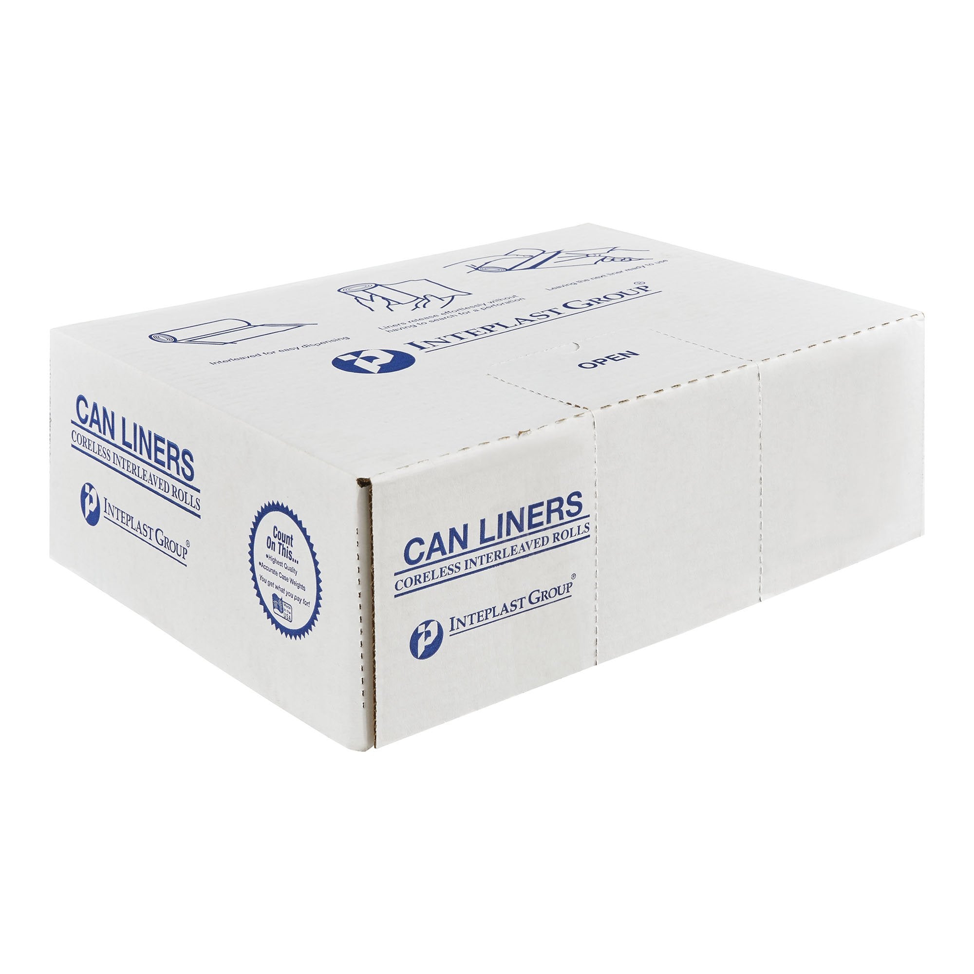 Trash Bag McKesson 16 gal. Clear LLDPE 0.70 mil 24 X 32 Inch Star Seal Bottom Coreless Roll, Packaging Type- Case