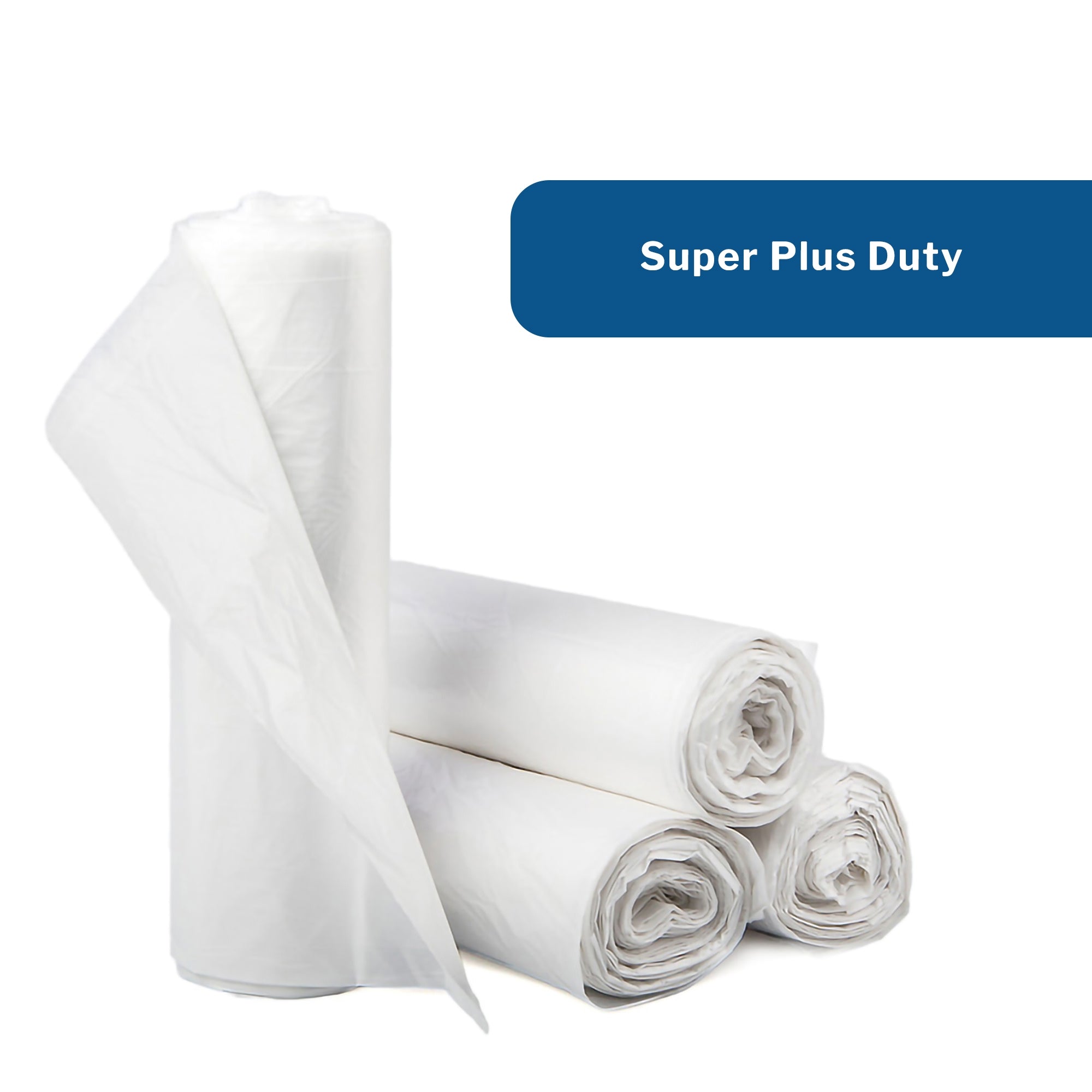 Trash Bag McKesson 45 gal. Clear LLDPE 1.15 mil 40 X 46 Inch Star Seal Bottom Coreless Roll, Packaging Type- Case