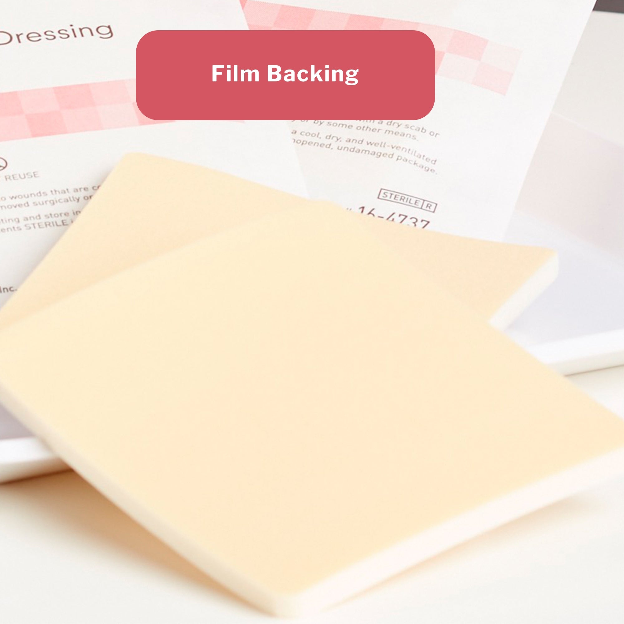 Foam Dressing McKesson 4 X 4 Inch Without Border Film Backing Nonadhesive Square Sterile, Packaging Type- Each