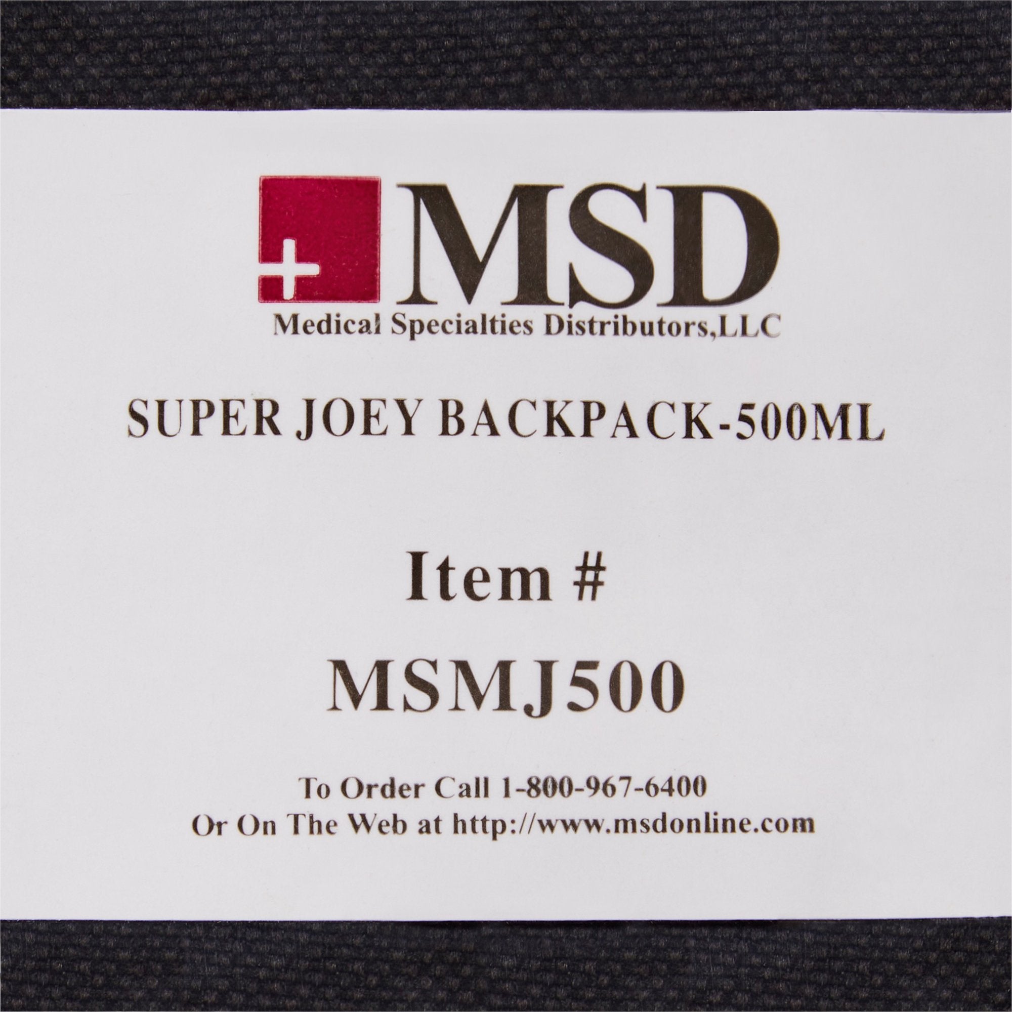 Feeding Pump Backpack Black / Gray, 6 X 8 X 14 Inch,Packaging Type- Each