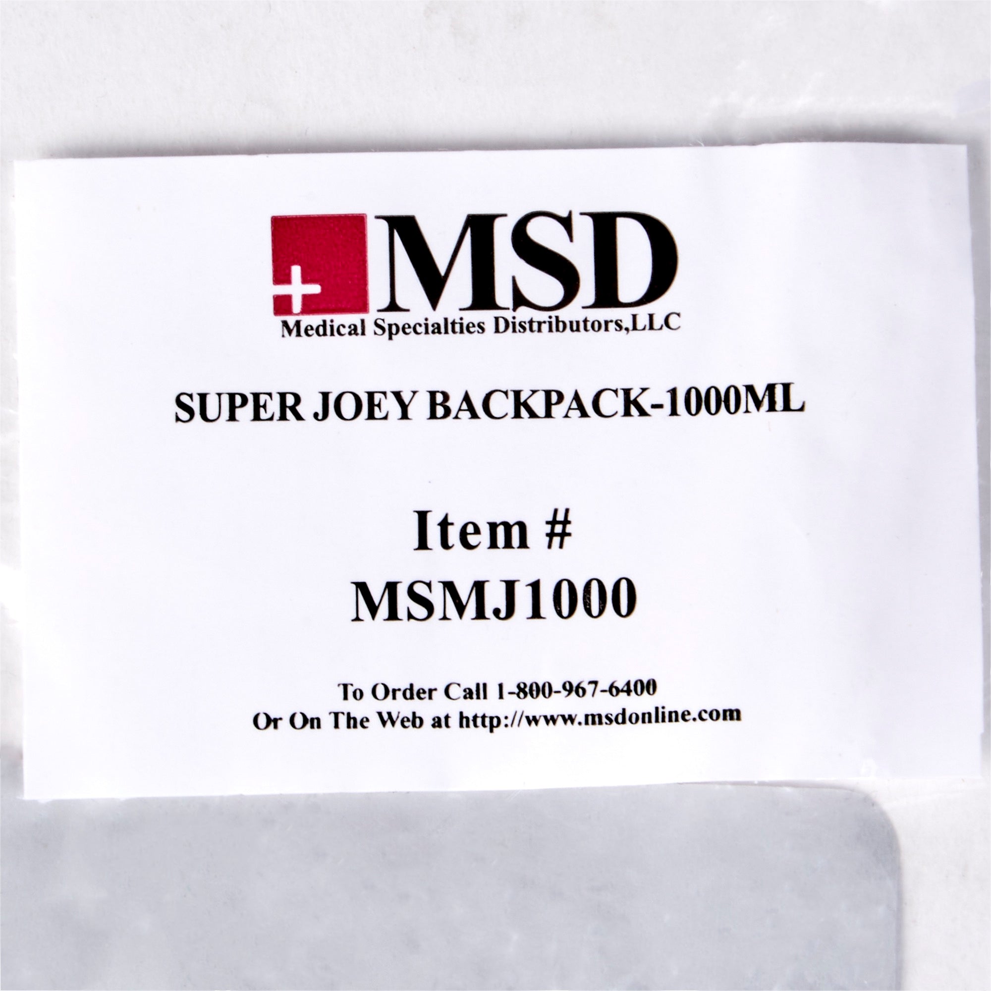 Feeding Pump Backpack McKesson Black, Pump Pocket, Outside View Window, Solution Wrap, Support Straps, 2 X 9 X 15 Inch, Packaging Type- Each