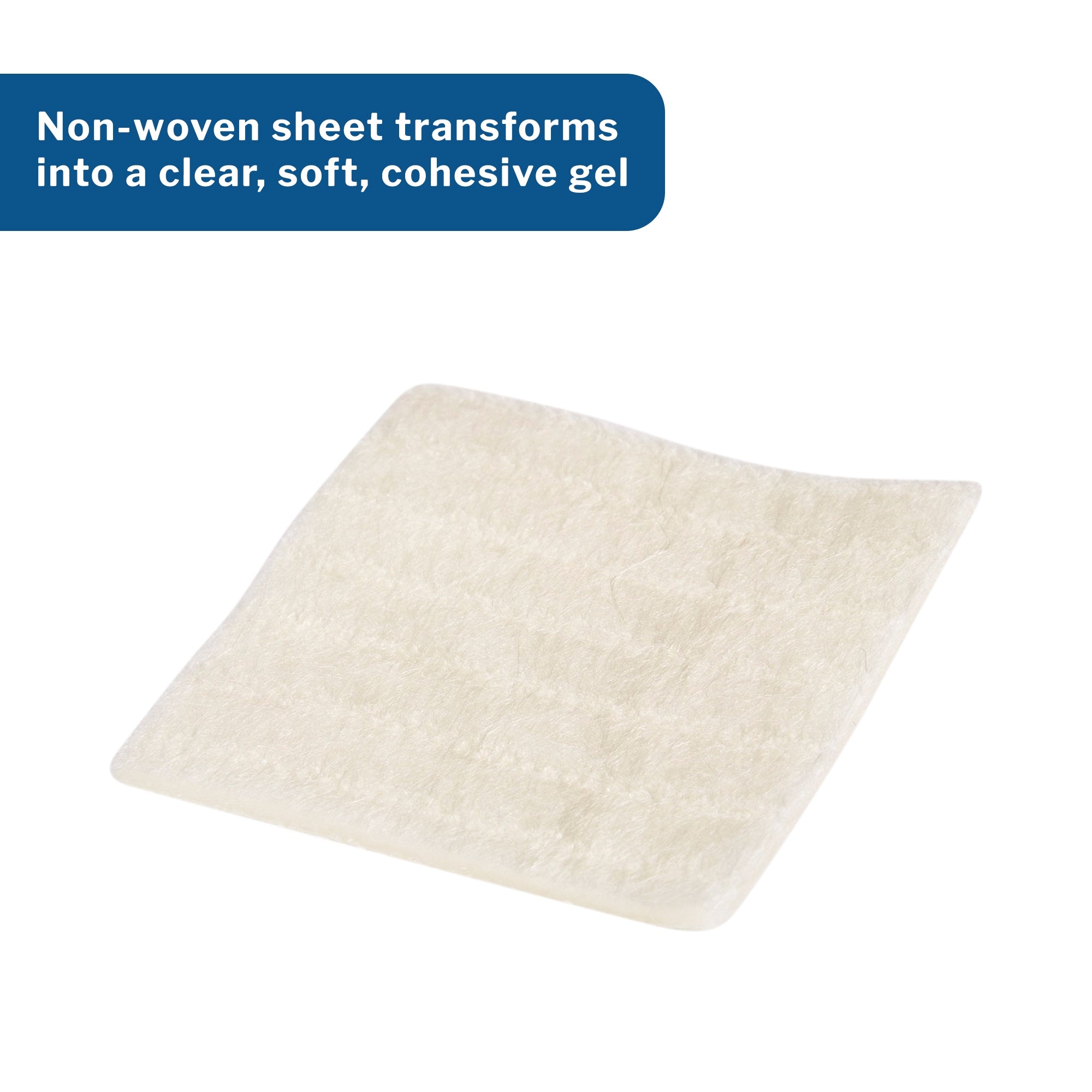 Gelling Fiber Wound Dressing McKesson 4 X 4-3/4 Inch Rectangle Sterile