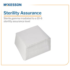 Cleanroom Wipe McKesson ISO Class 5 White Sterile Polyester / Cellulose 12 X 12 Inch Disposable | 8PACK/CASE