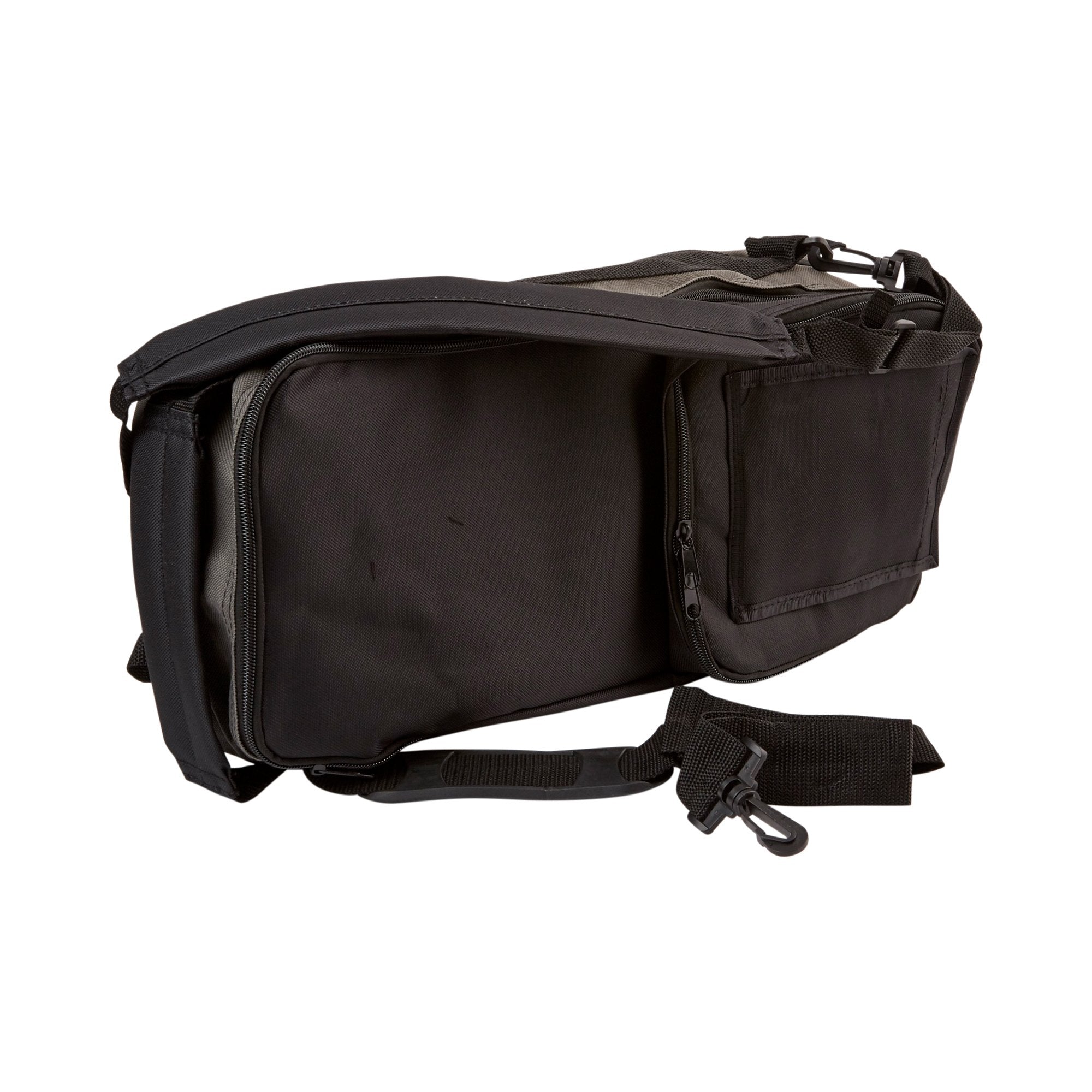 Feeding Pump Pouch McKesson Black, Capacity 1000 to 2000 mL, Pump Pocket, Outside Window, 3 X 9 X 18 Inch, Packaging Type- Each