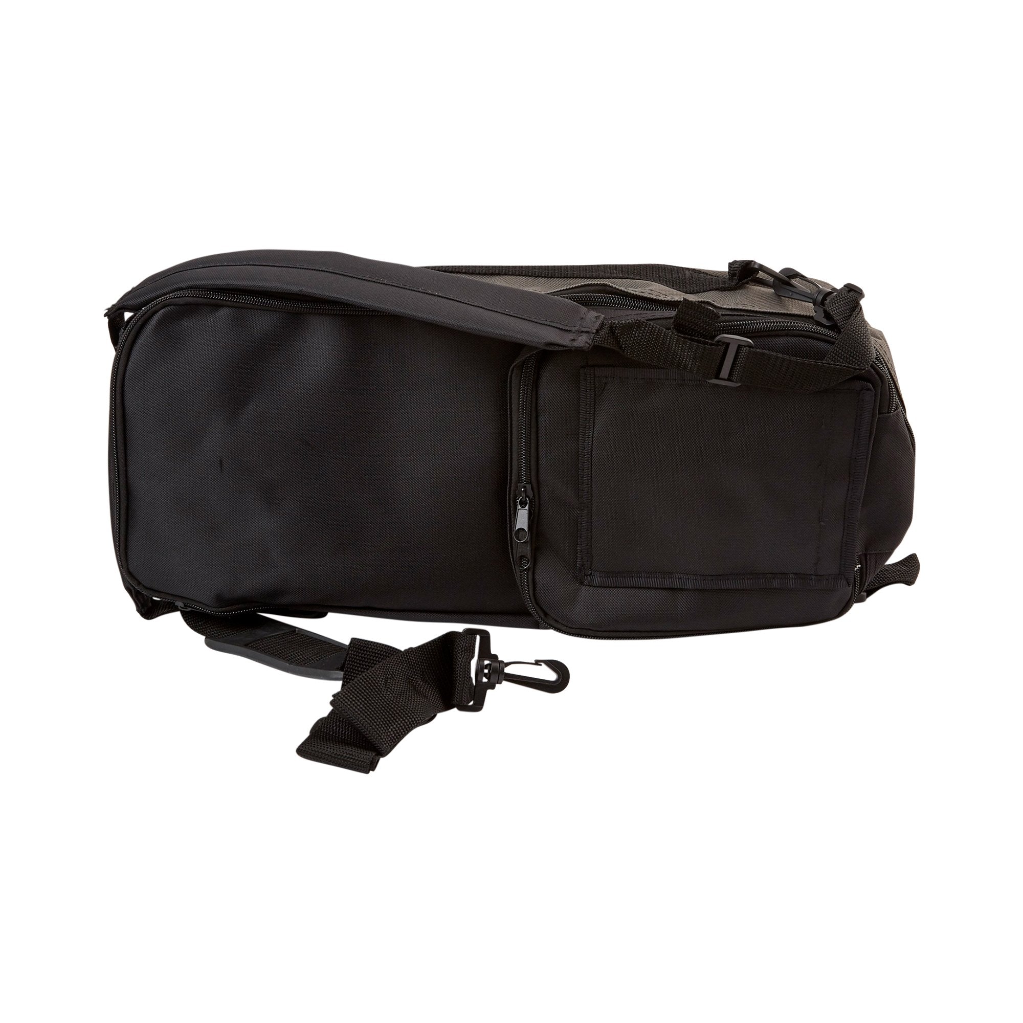 Feeding Pump Pouch McKesson Black, Capacity 1000 to 2000 mL, Pump Pocket, Outside Window, 3 X 9 X 18 Inch, Packaging Type- Each