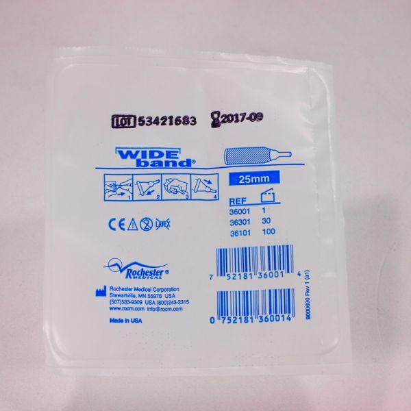 Male External Catheter Wide Band Self-Adhesive Band Silicone X-Large,  Packaging Type- Each