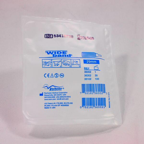 Male External Catheter Wide Band Self-Adhesive Band Silicone X-Large,  Packaging Type- Each