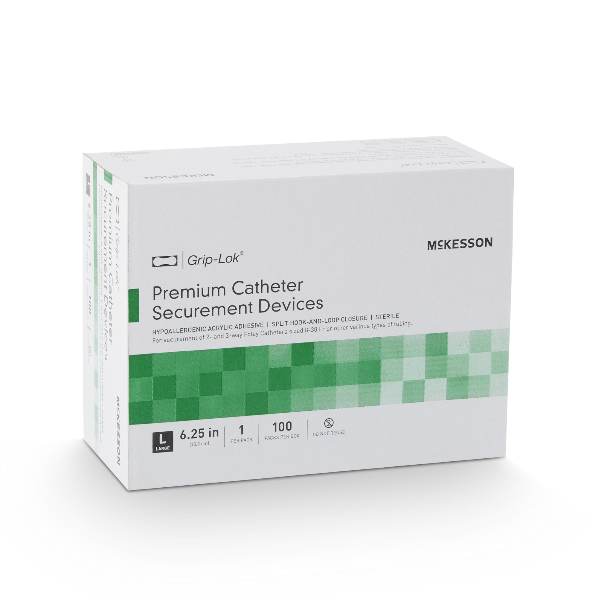 Catheter Stabilization Device McKesson Premium Large, 6.25 Inch, Sterile, Packaging Type- Case