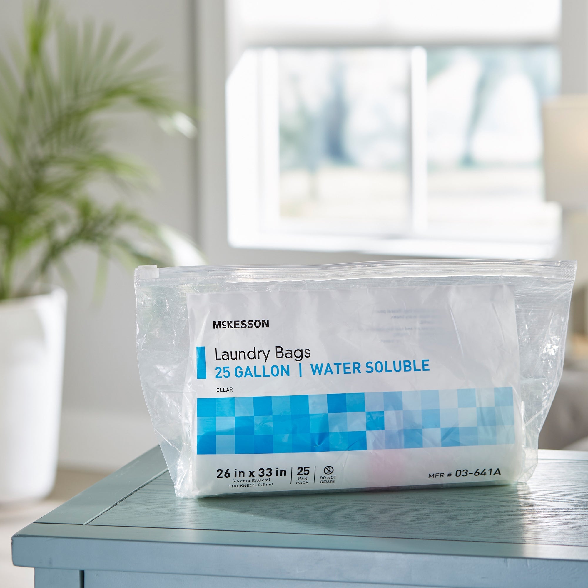 Laundry Bag McKesson Water Soluble 20 to 25 gal. Capacity 26 X 33 Inch, Packaging Type- Case