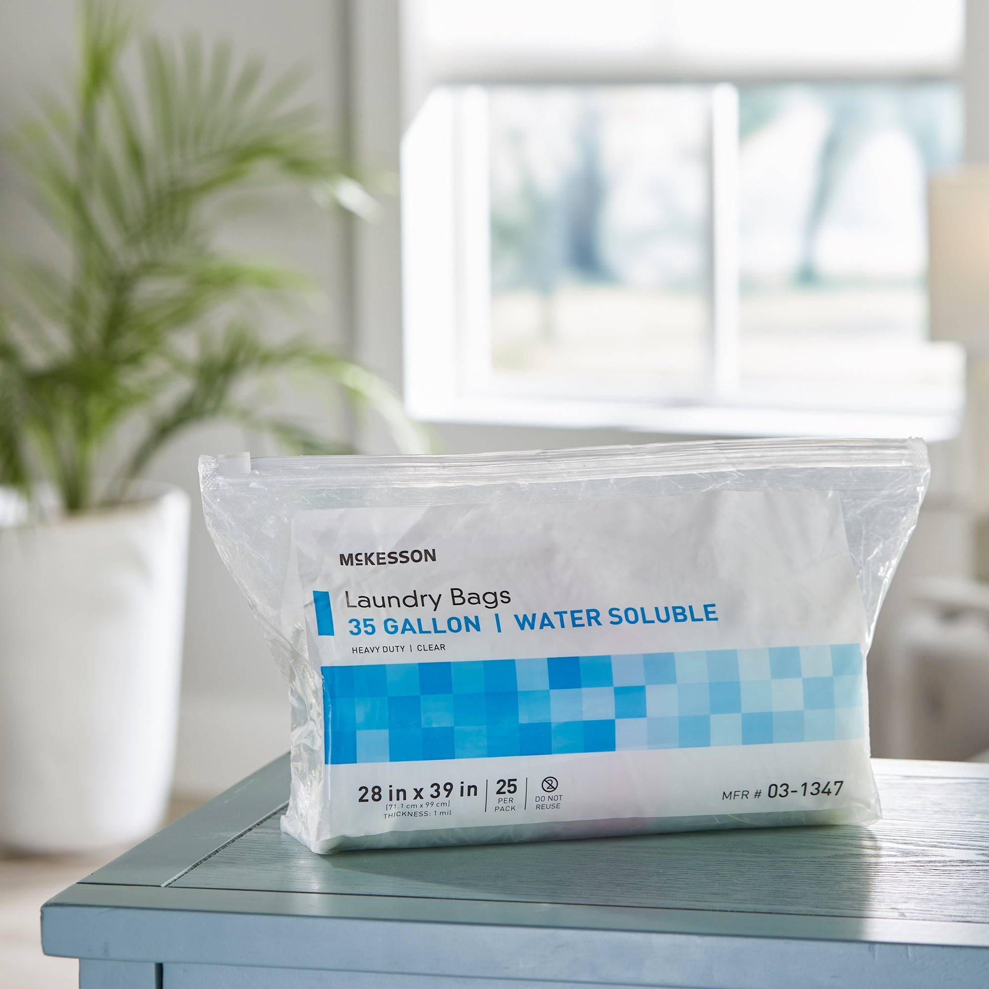Laundry Bag McKesson Water Soluble 30 to 35 gal. Capacity 28 X 39 Inch, Packaging Type- Case