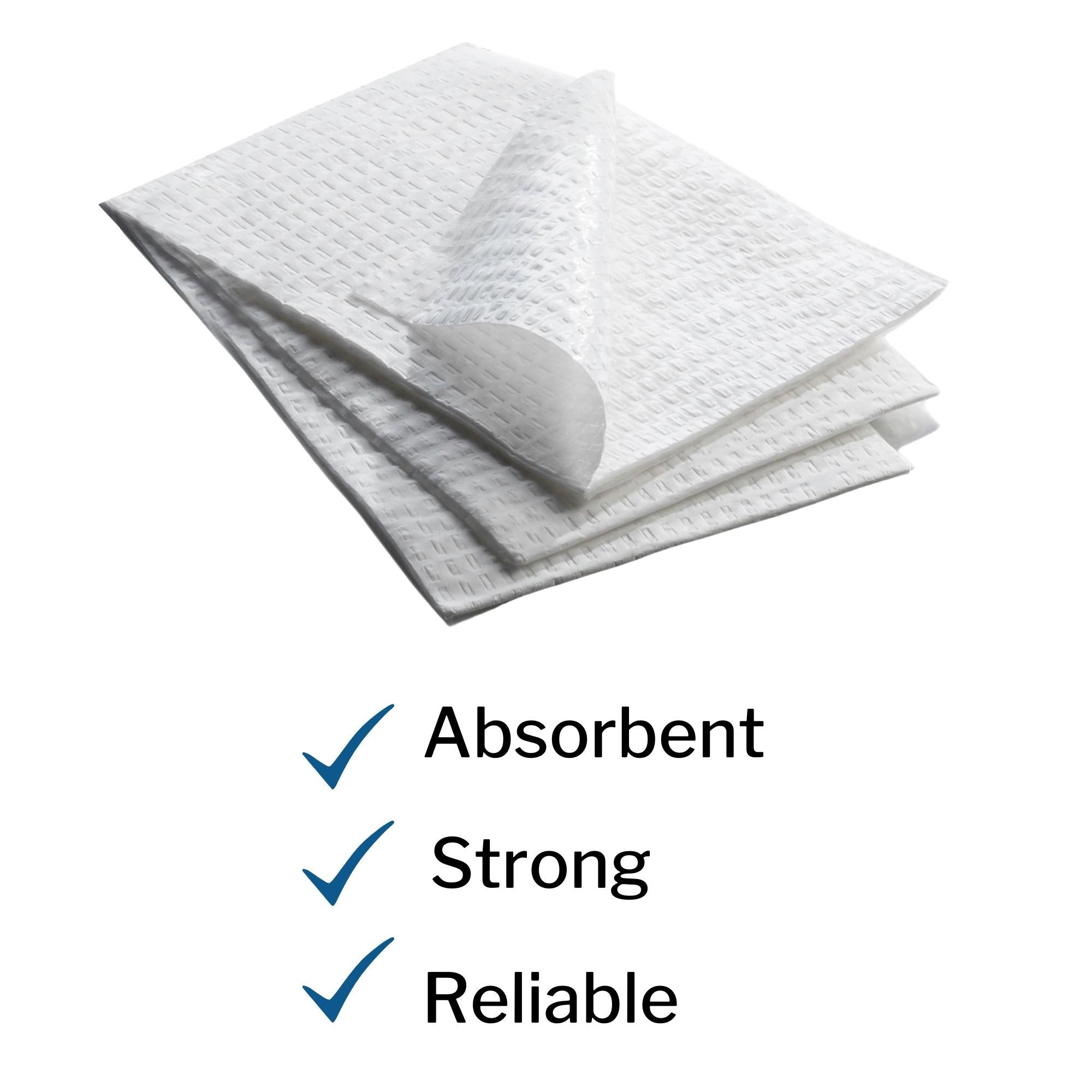 Dental Bib McKesson 13-1/2 X 18 Inch White NonSterile, Packaging Type- Case