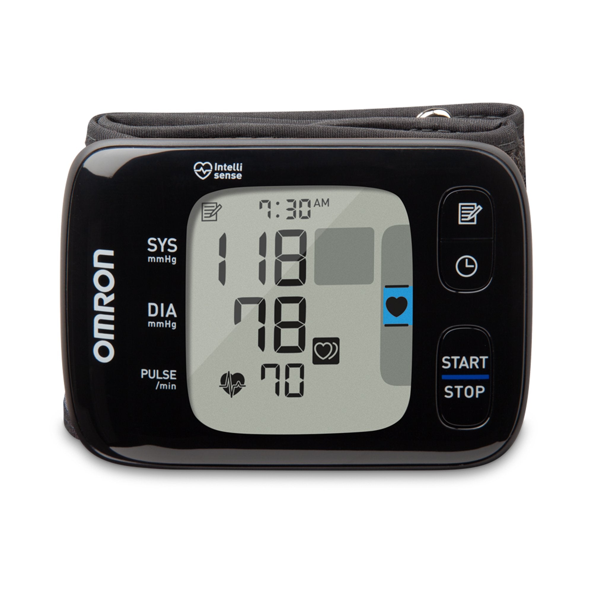 Home Automatic Digital Blood Pressure Monitor Omron7 Series One Size Fits Most Cuff Cloth Fabric Cuff 12 - 20 cm Wrist,Packaging Type- Each