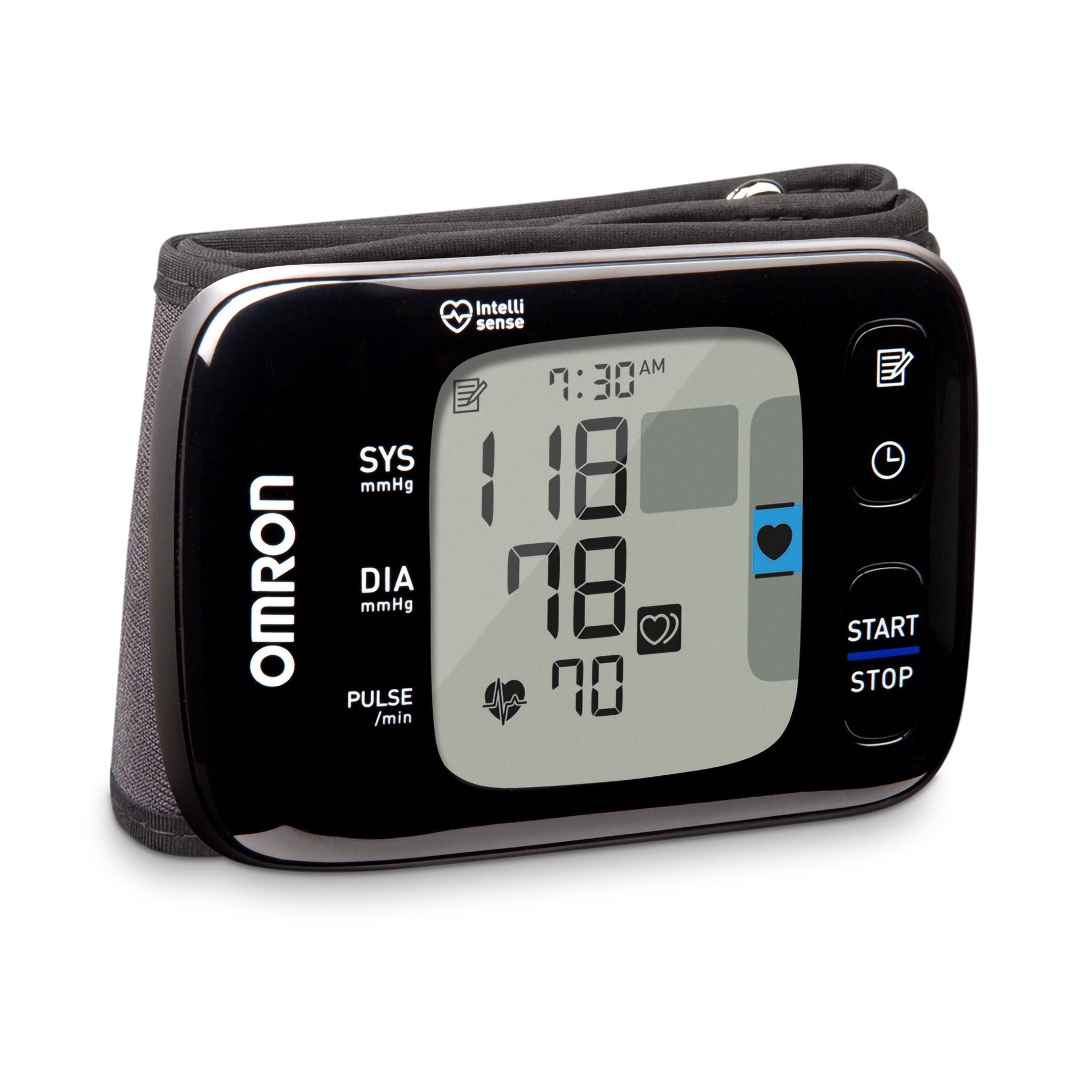 Home Automatic Digital Blood Pressure Monitor Omron7 Series One Size Fits Most Cuff Cloth Fabric Cuff 12 - 20 cm Wrist,Packaging Type- Each