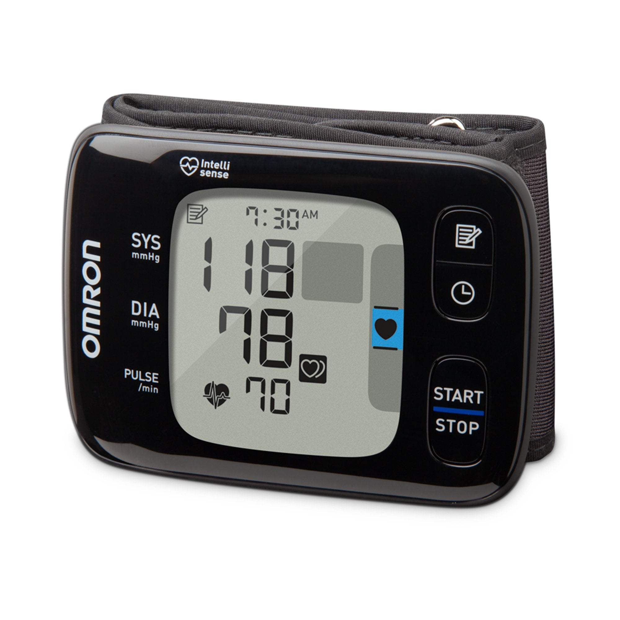 Home Automatic Digital Blood Pressure Monitor Omron7 Series One Size Fits Most Cuff Cloth Fabric Cuff 12 - 20 cm Wrist,Packaging Type- Each