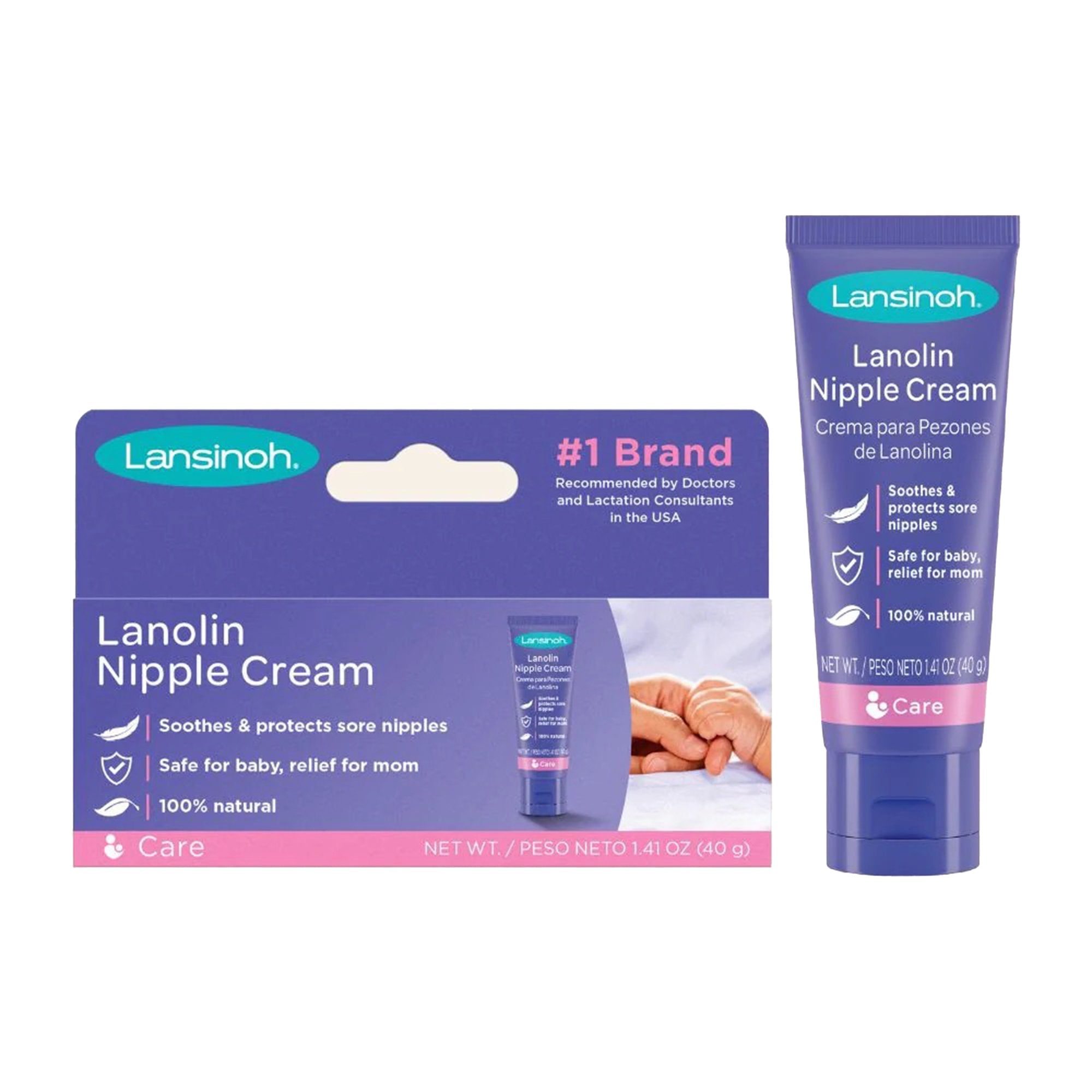 Nipple Cream Lansinoh HPA 1.41 oz. Tube Unscented Cream