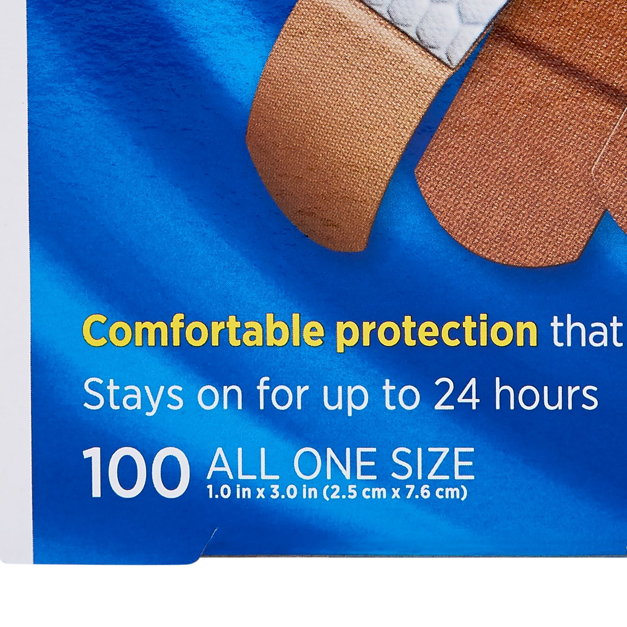 Adhesive Strip Band-Aid 1 X 3 Inch Fabric Rectangle Tan Sterile,Packaging Type- Box