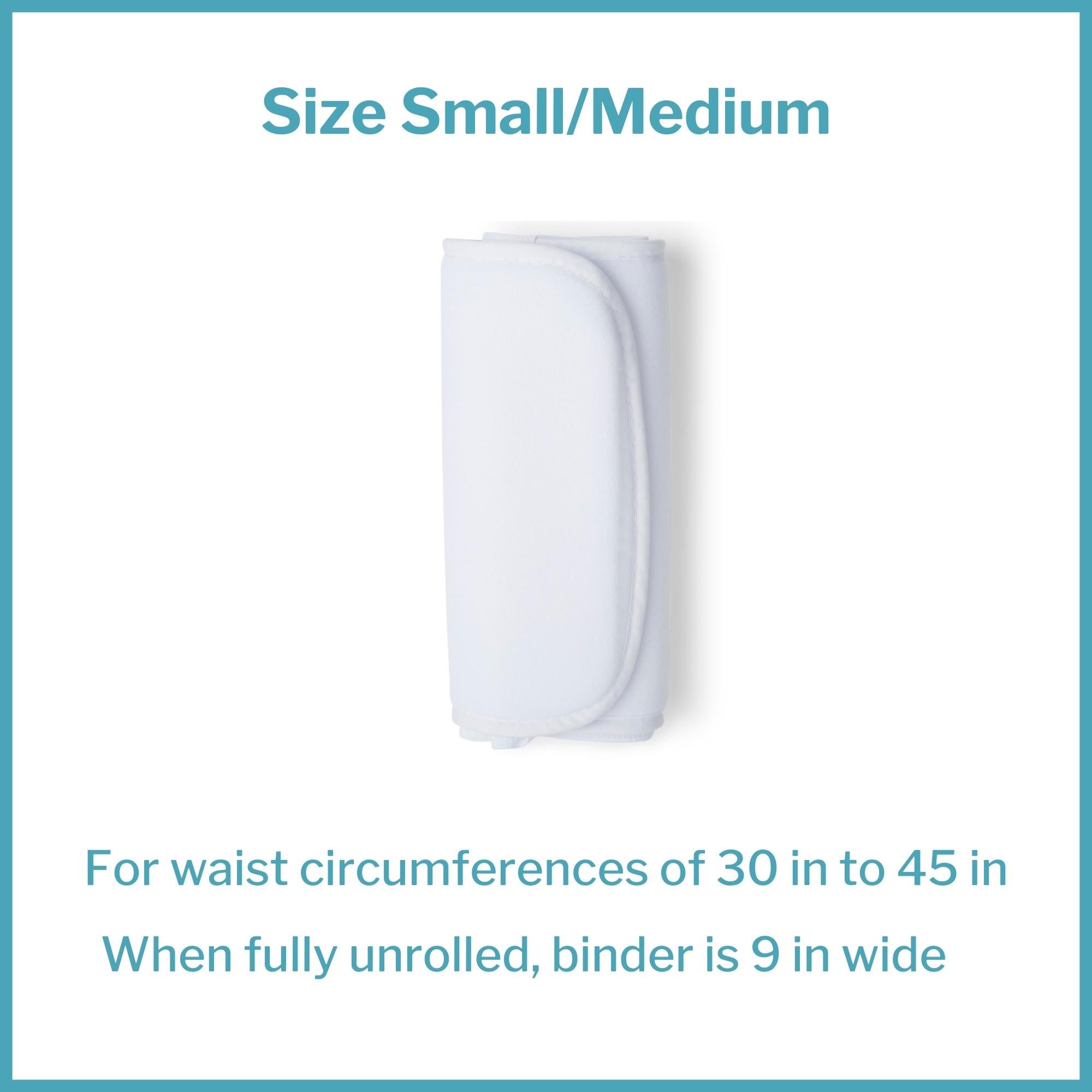 Abdominal Binder McKesson Small / Medium Hook and Loop Closure 30 to 45 Inch Waist Circumference 9 Inch Height Adult, Packaging Type- Each