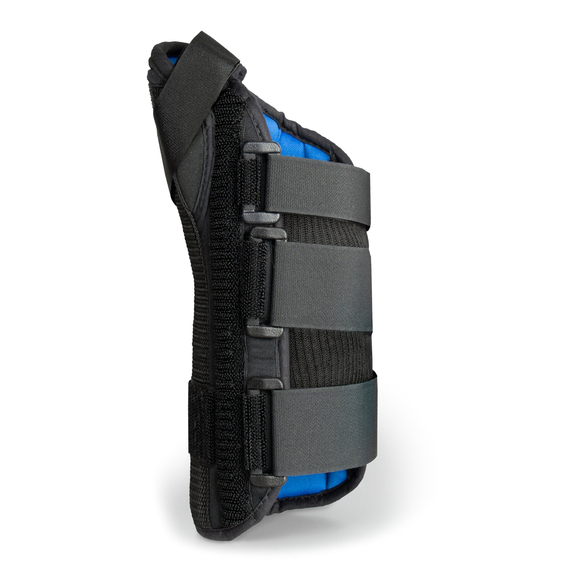 Wrist Brace with Abducted Thumb McKesson Aluminum / Foam / Spandex / Plastic Right Hand Black Small, Packaging Type - Each
