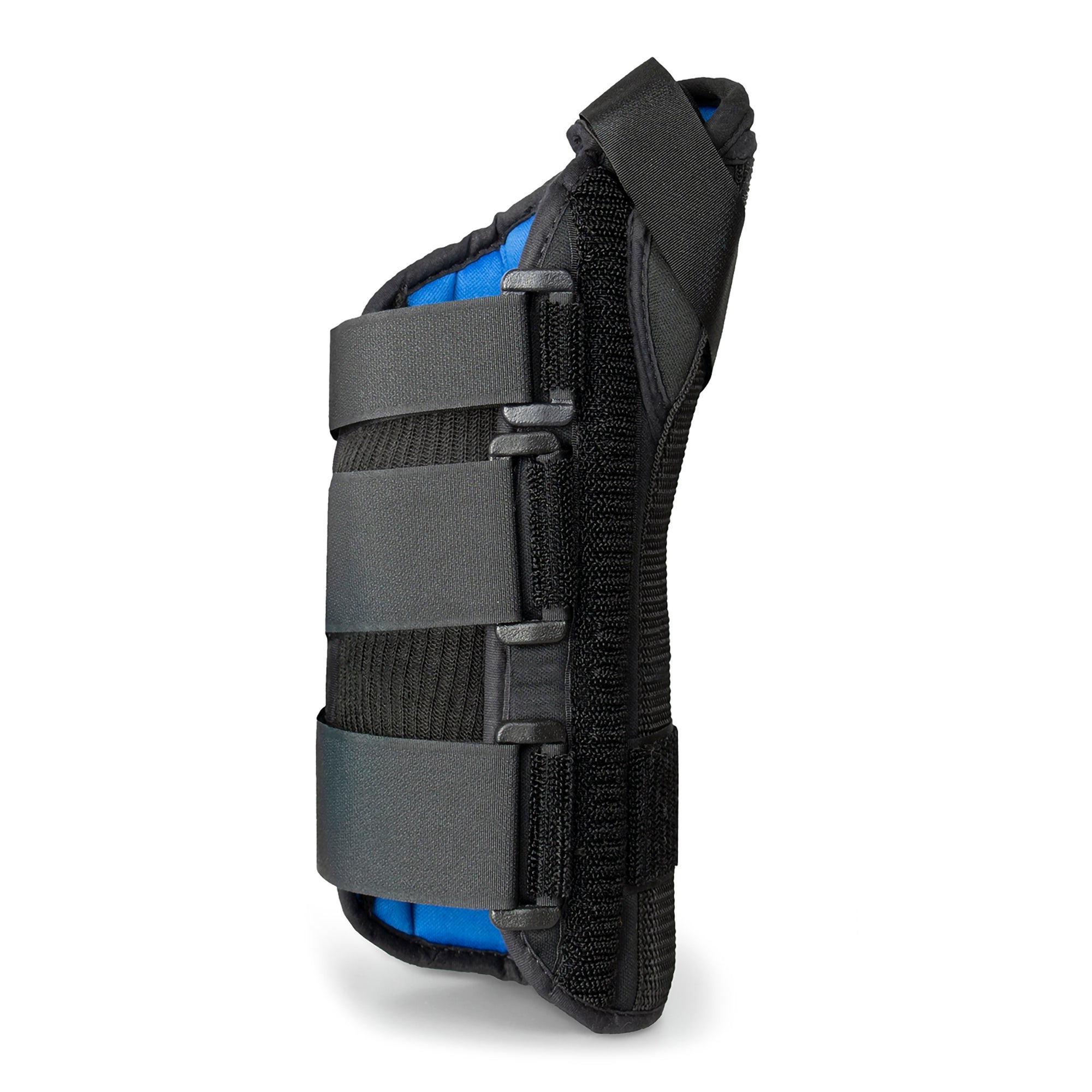Wrist Brace with Abducted Thumb McKesson Aluminum / Foam / Spandex / Plastic Left Hand Black Large, Packaging Type- Each