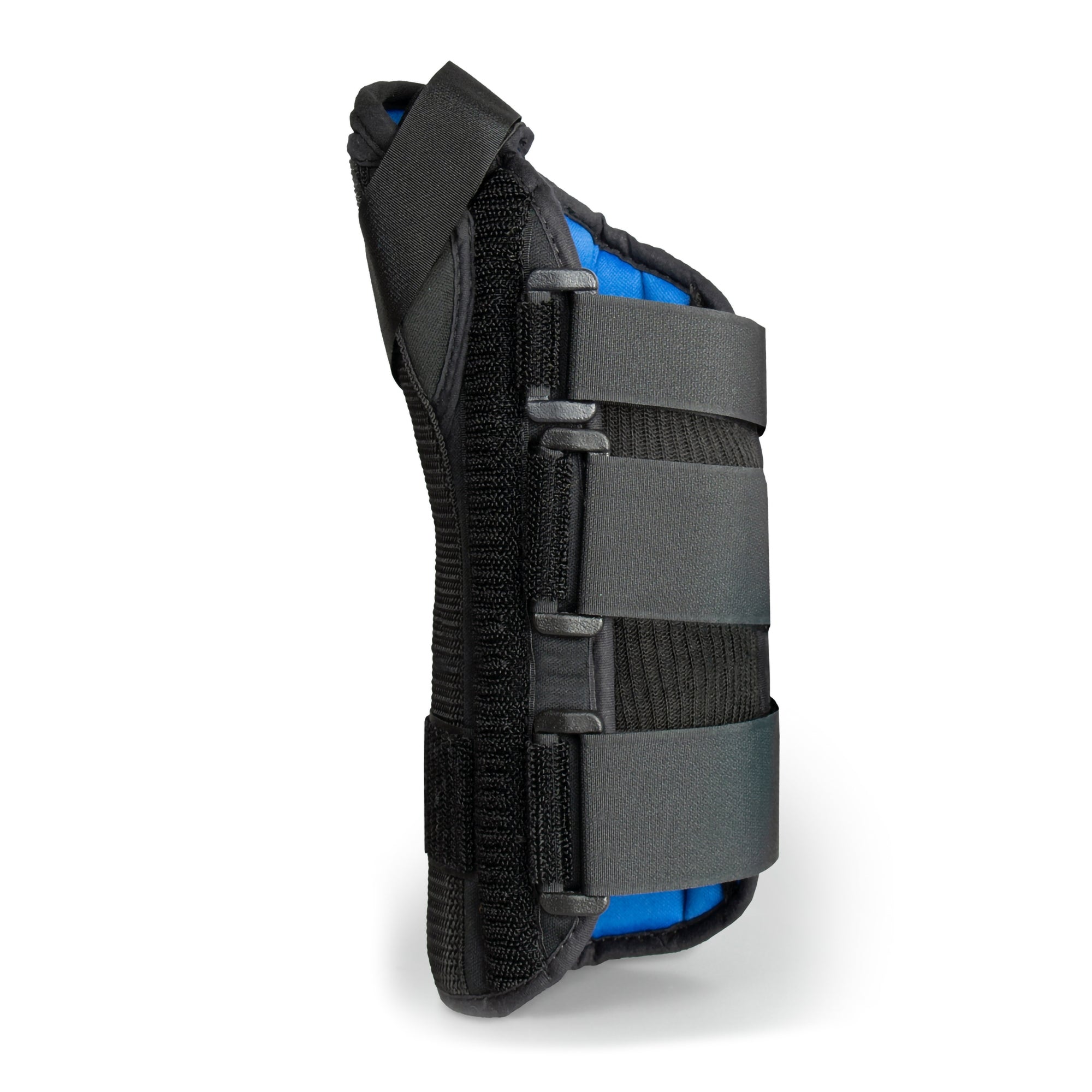Wrist Brace with Abducted Thumb McKesson Aluminum / Foam / Spandex / Plastic Right Hand Black X-Large, Packaging Type- Each