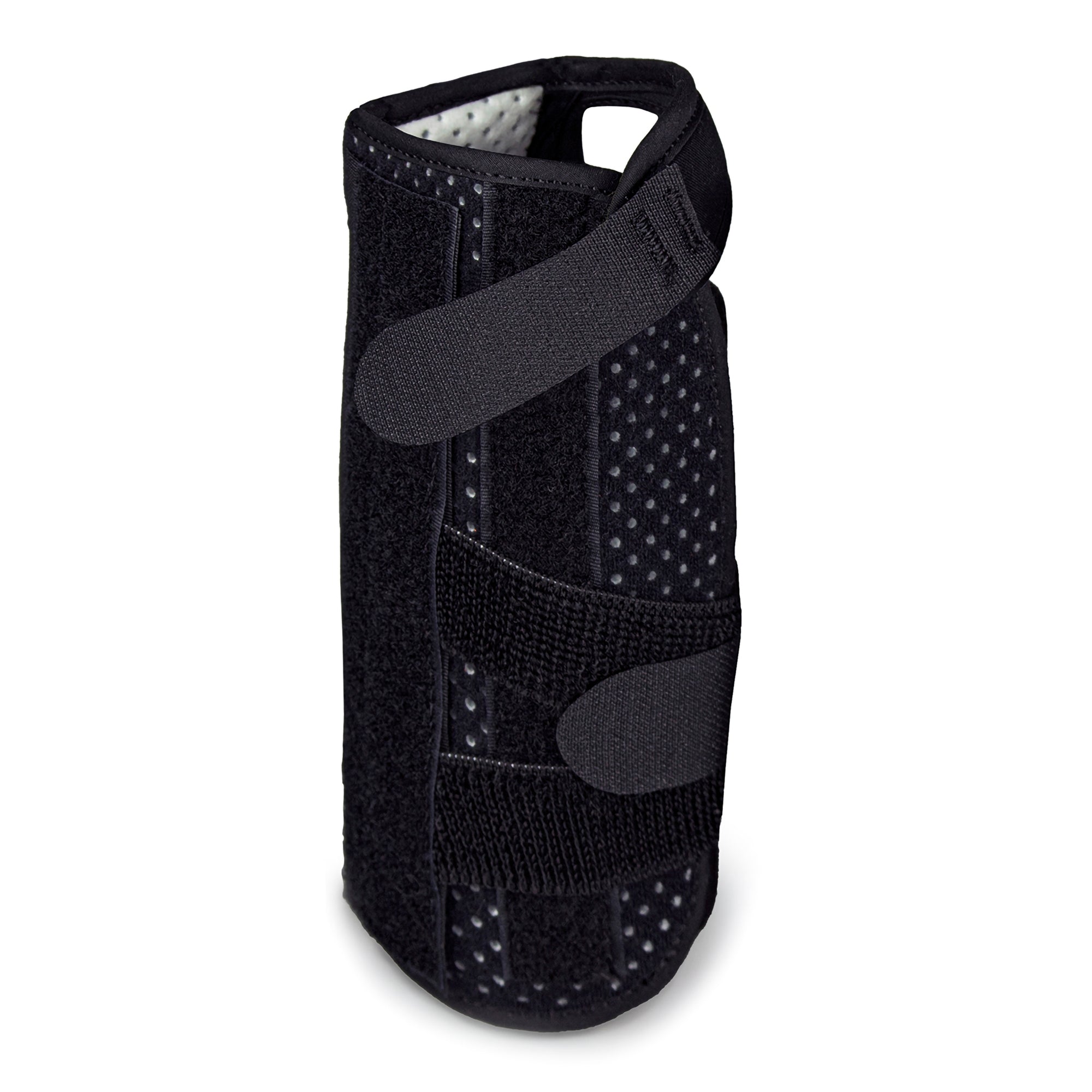 Wrist Brace McKesson Foam / Nylon Left Hand Black One Size Fits Most, Packaging Type- Each