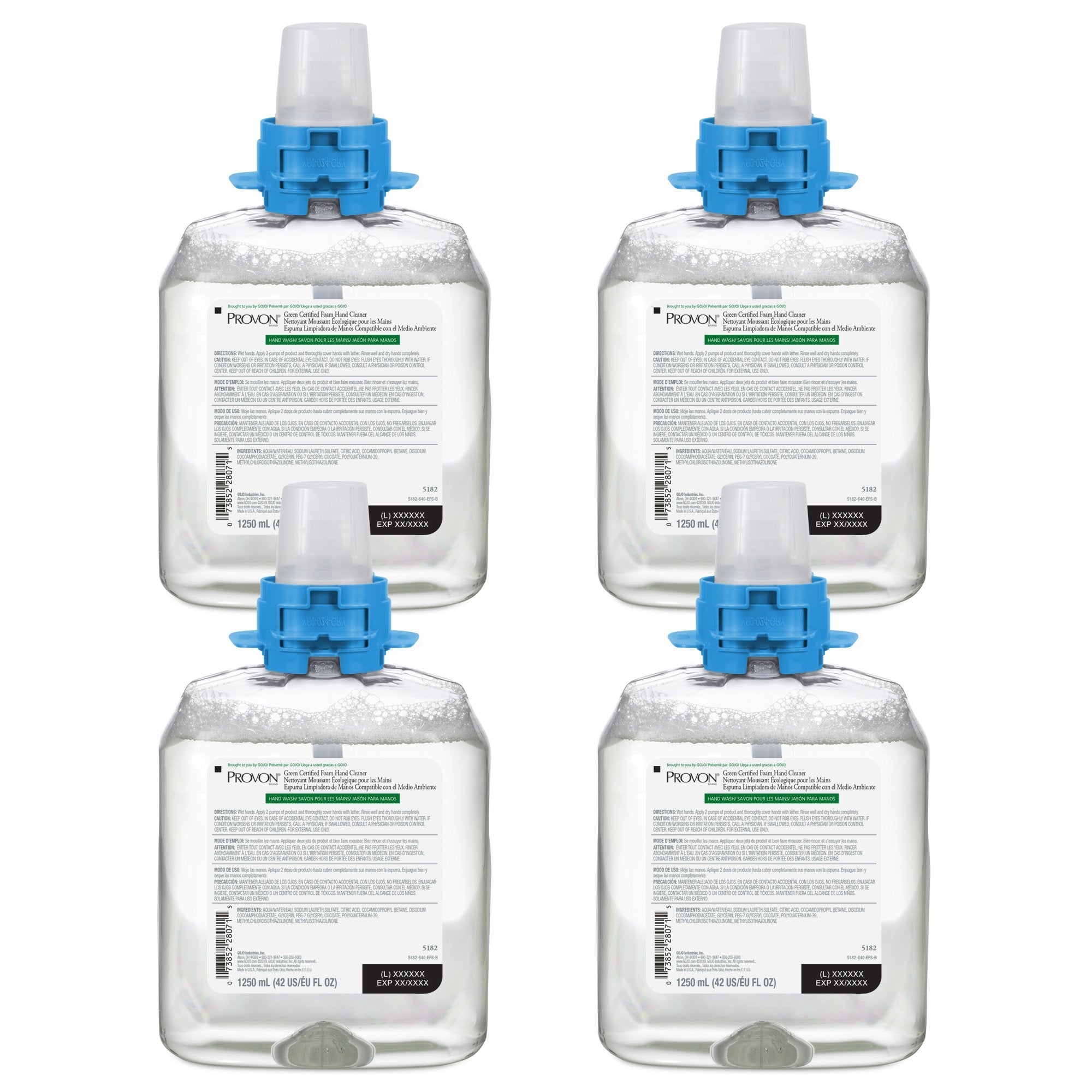 Soap PROVON Green Certified Foaming 1,250 mL Dispenser Refill Bottle Soap Scent, Packaging Type- Case