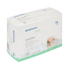 Unisex Baby Diaper McKesson Newborn Disposable Heavy Absorbency| 6Bag/Case