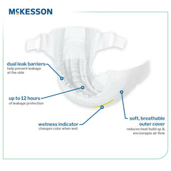 Unisex Baby Diaper McKesson Newborn Disposable Heavy Absorbency| 6Bag/Case