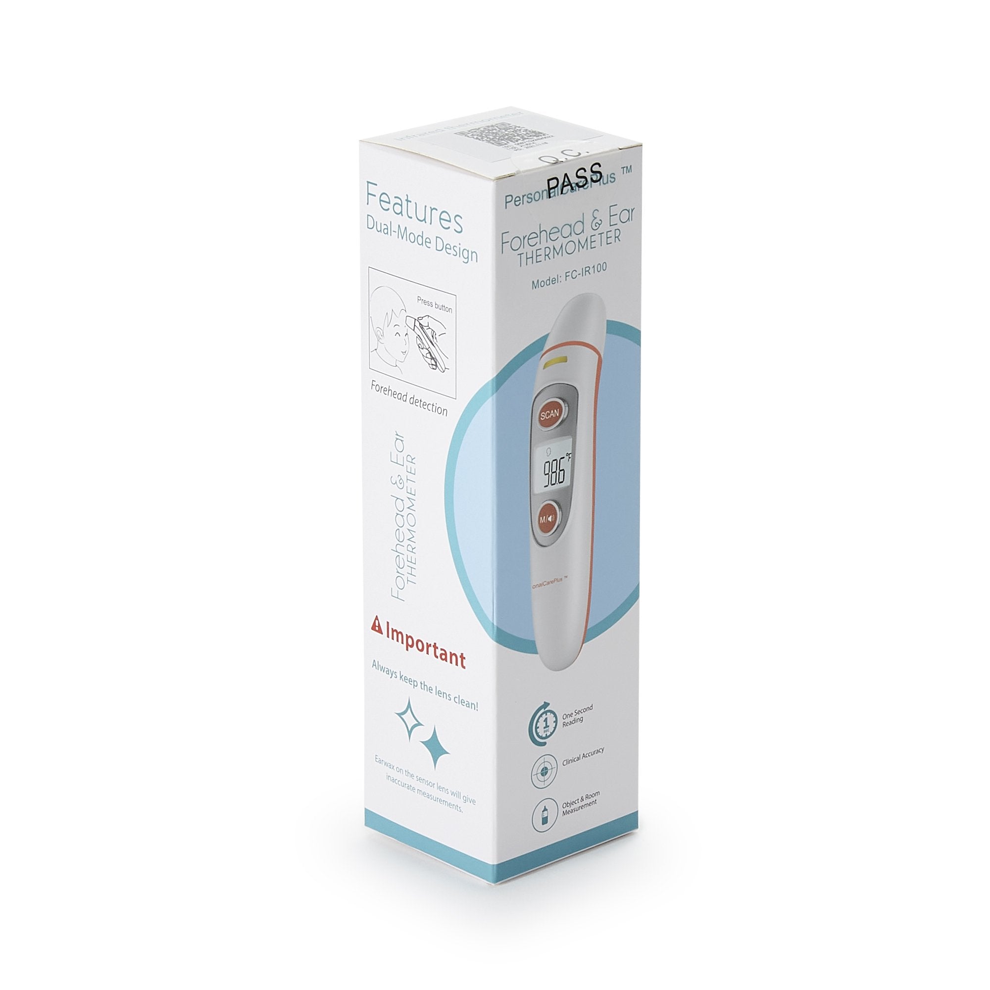 Non-Contact Skin Surface Thermometer Infrared Skin Probe,Packaging Type- Each