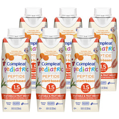Pediatric Tube Feeding Formula Compleat Peptide 1.5 Vegetable / Fruit Medley 8.45 oz. Carton Liquid Plant and Peptide Based, Packaging Type - Each