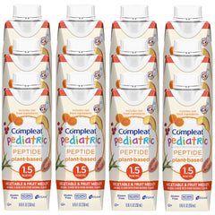 Pediatric Tube Feeding Formula Compleat Peptide 1.5 Vegetable / Fruit Medley 8.45 oz. Carton Liquid Plant and Peptide Based, Packaging Type - Each