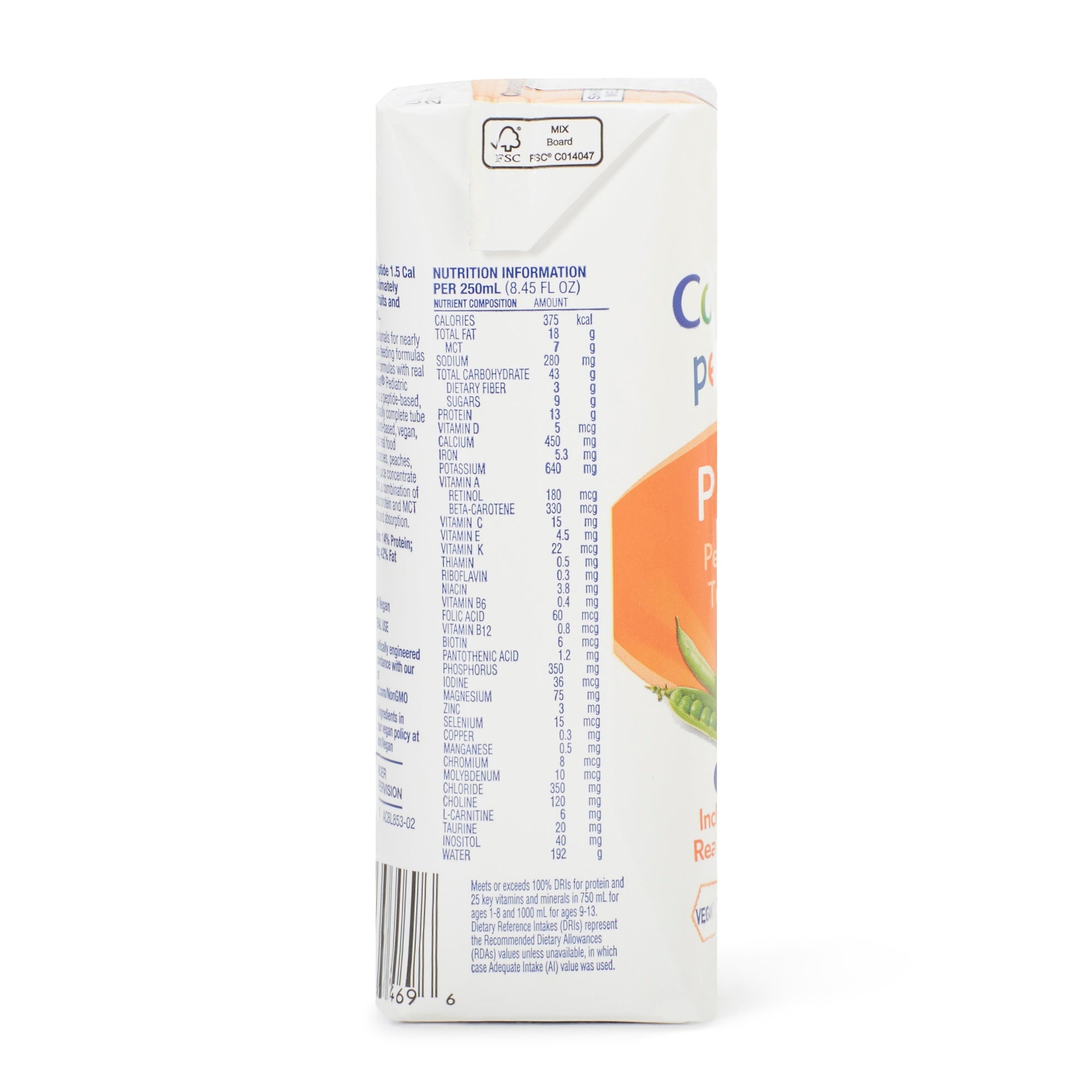 Pediatric Tube Feeding Formula Compleat Peptide 1.5 Vegetable / Fruit Medley 8.45 oz. Carton Liquid Plant and Peptide Based,  Packaging Type- Case
