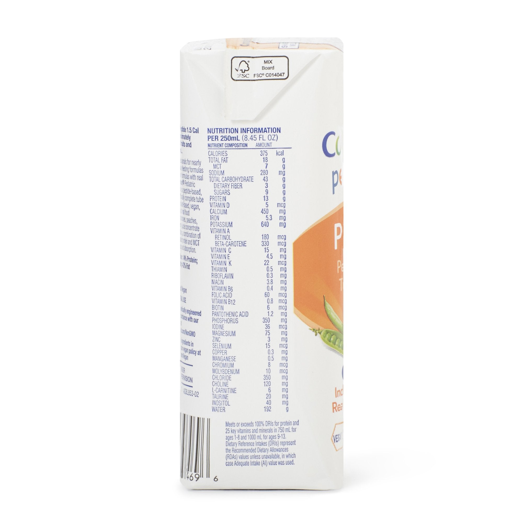 Pediatric Tube Feeding Formula Compleat Peptide 1.5 Vegetable / Fruit Medley 8.45 oz. Carton Liquid Plant and Peptide Based,Packaging Type- Each