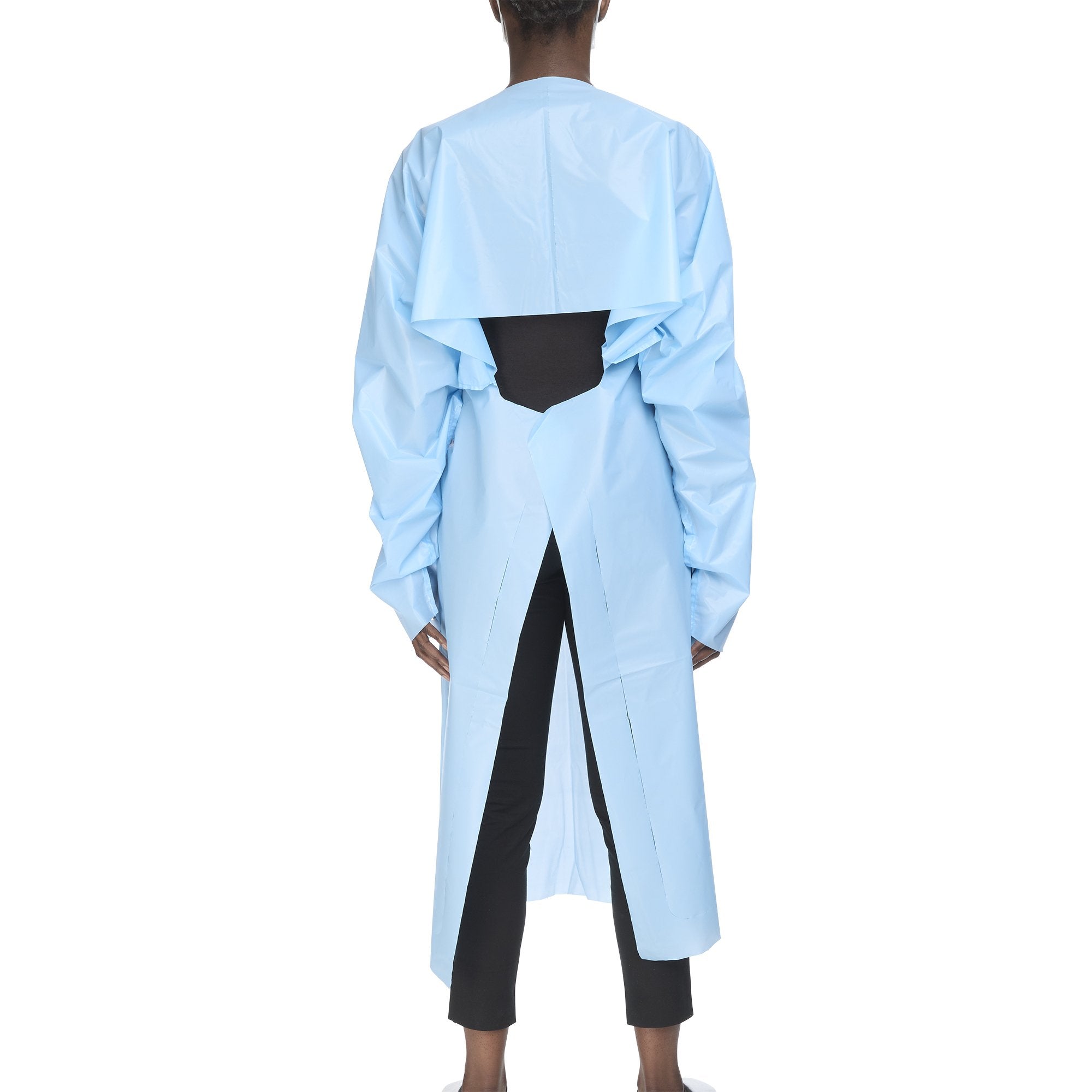 protective procedure gown mckesson one size fits most blue nonsterile aami level 2 disposable packaging type case