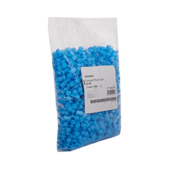 McKesson Tube Closure Polyethylene Flanged Plug Cap Blue 13 mm For Use with 13 mm Blood Drawing Tubes, Glass Test Tubes, Plastic Culture Tubes NonSterile, Packaging Type- Case