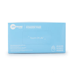 Exam Glove Touch of Life X-Large NonSterile Nitrile Textured Fingertips Black Chemo Tested | 10Box/Case