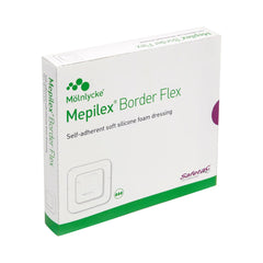 Mepilex Border Flex Foam Dressing 5.1 x 6.3 Inch Oval