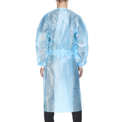 Chemotherapy Procedure Gown McKesson X-Large Blue NonSterile AAMI Level 2 / ASTM D6978 Disposable, Packaging Type- Case