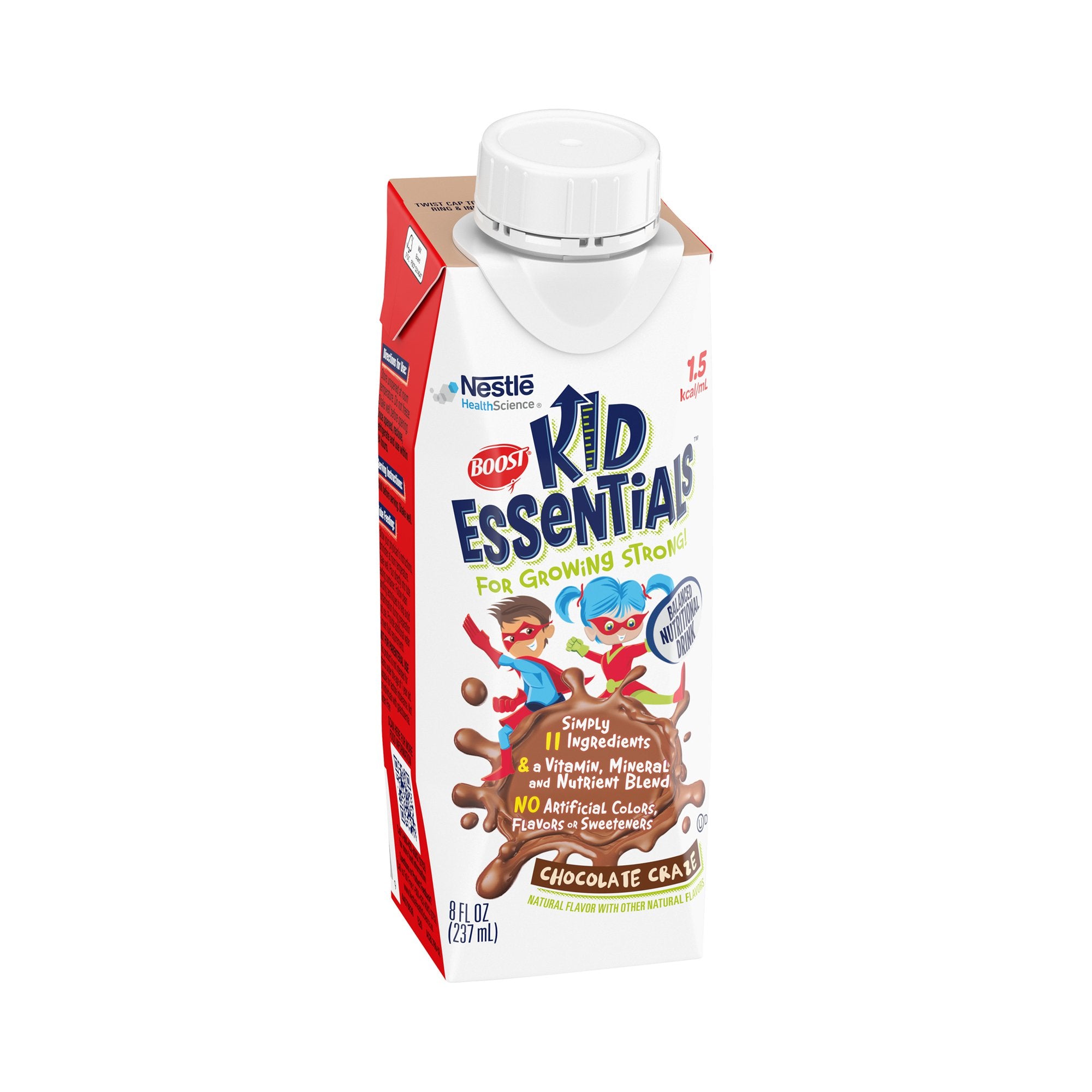 Pediatric Oral Supplement Boost Kid Essentials 1.5 Chocolate Craze Flavor 8 oz. Carton Liquid Vitamins / Minerals,Packaging Type- Each