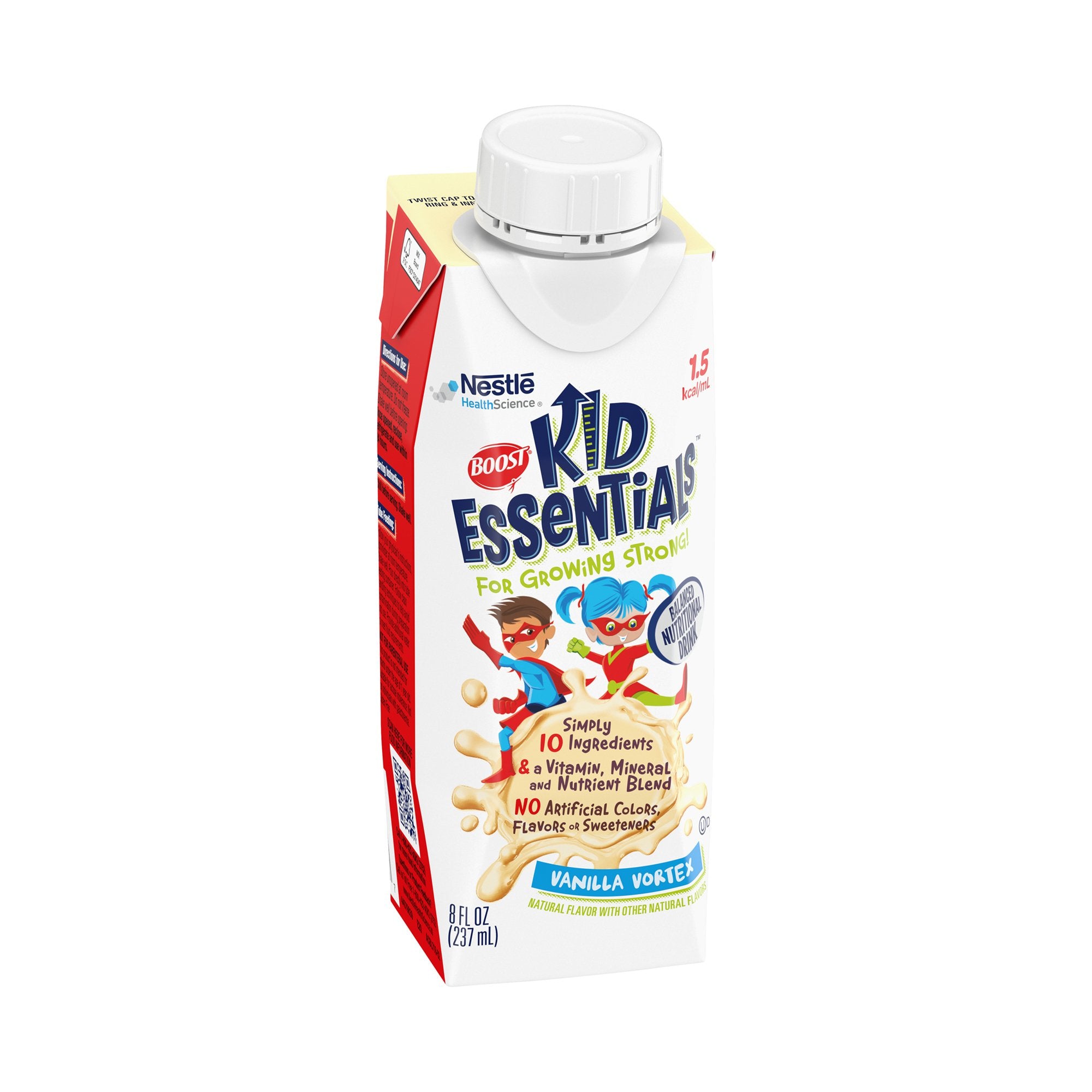 Pediatric Oral Supplement Boost Kid Essentials 1.5 Vanilla Vortex Flavor 8 oz. Carton Liquid Vitamins / Minerals,Packaging Type- Each