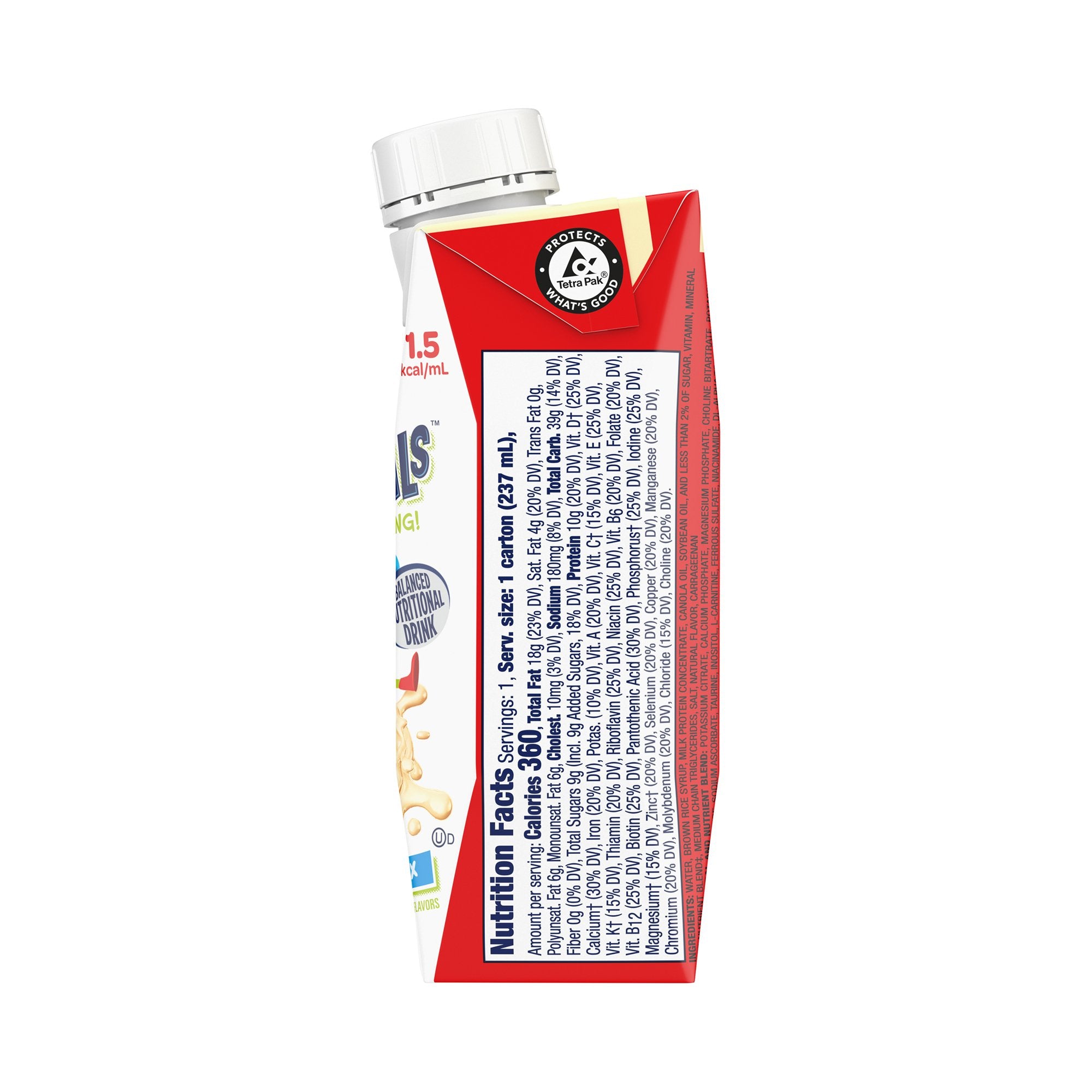 Pediatric Oral Supplement Boost Kid Essentials 1.5 Vanilla Vortex Flavor 8 oz. Carton Liquid Vitamins / Minerals,Packaging Type- Each