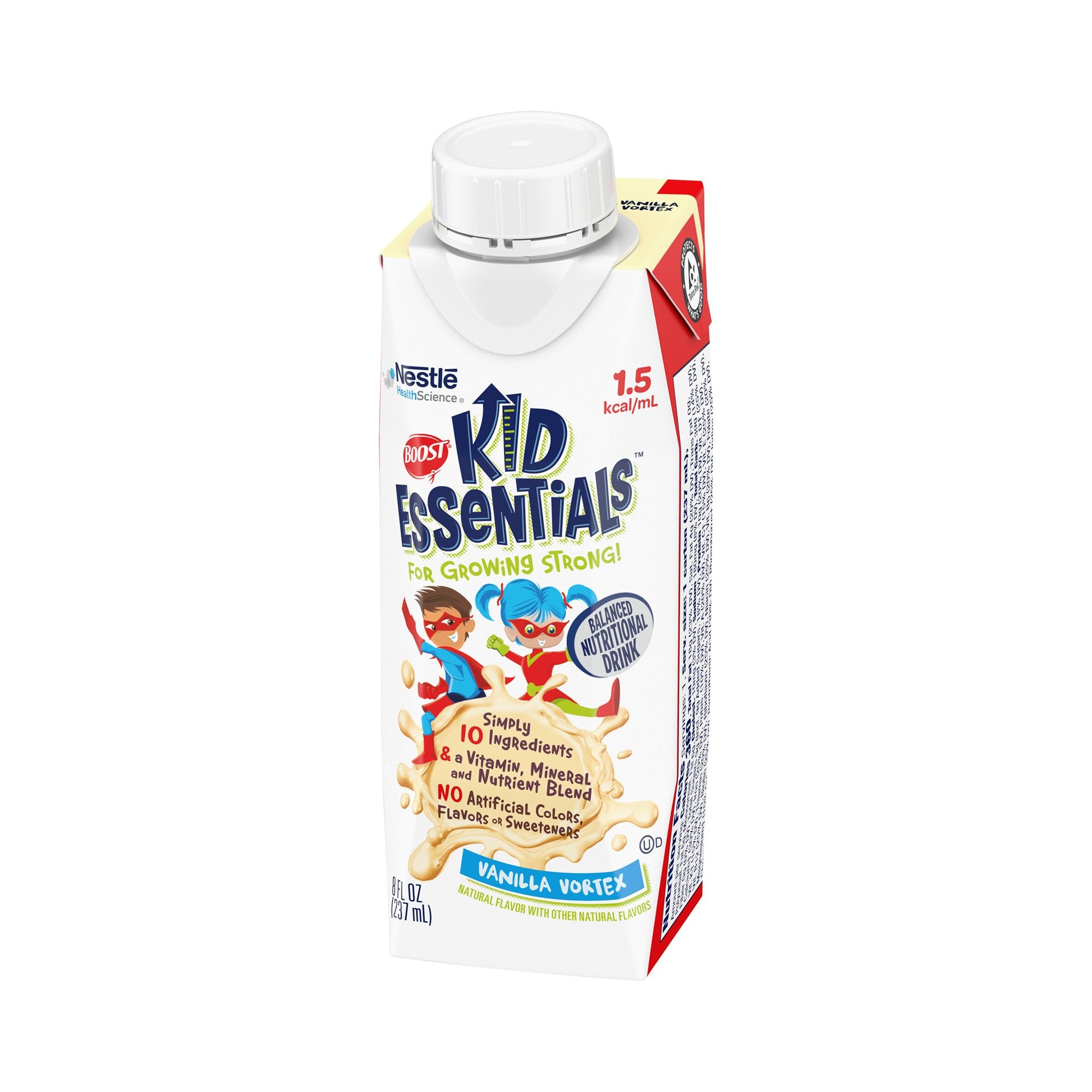 Pediatric Oral Supplement Boost Kid Essentials 1.5 Vanilla Vortex Flavor 8 oz. Carton Liquid Vitamins / Minerals,Packaging Type- Each