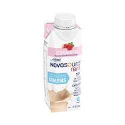 Oral Supplement Novasource Renal Strawberry Flavor Liquid 8 oz. Carton