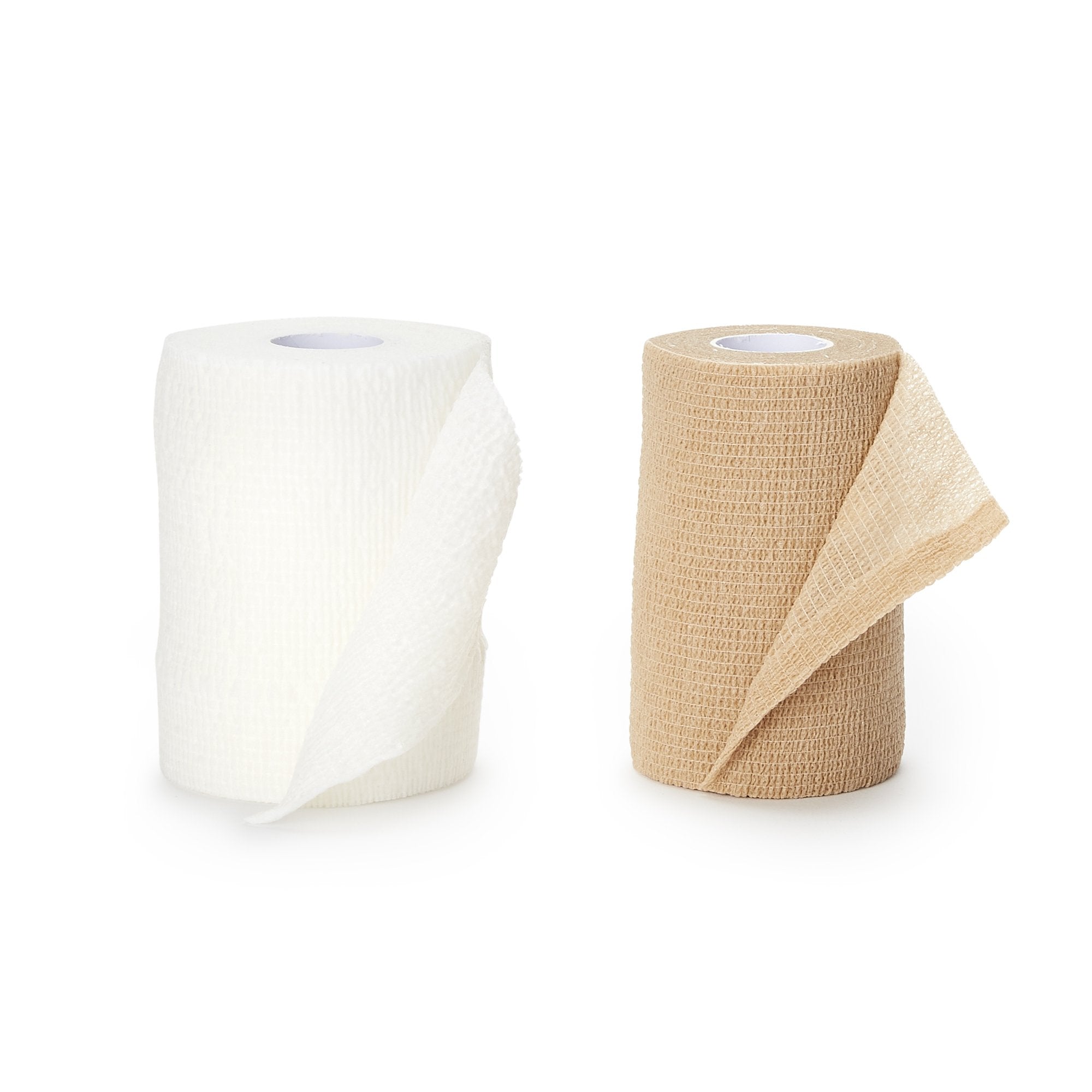 2 Layer Compression Bandage System FlexPress2 4 Inch X 7-1/10 Yard / 4 Inch X 8-9/10 Yard Self-Adherent Closure Tan / White NonSterile Standard Compression,Packaging Type- Each